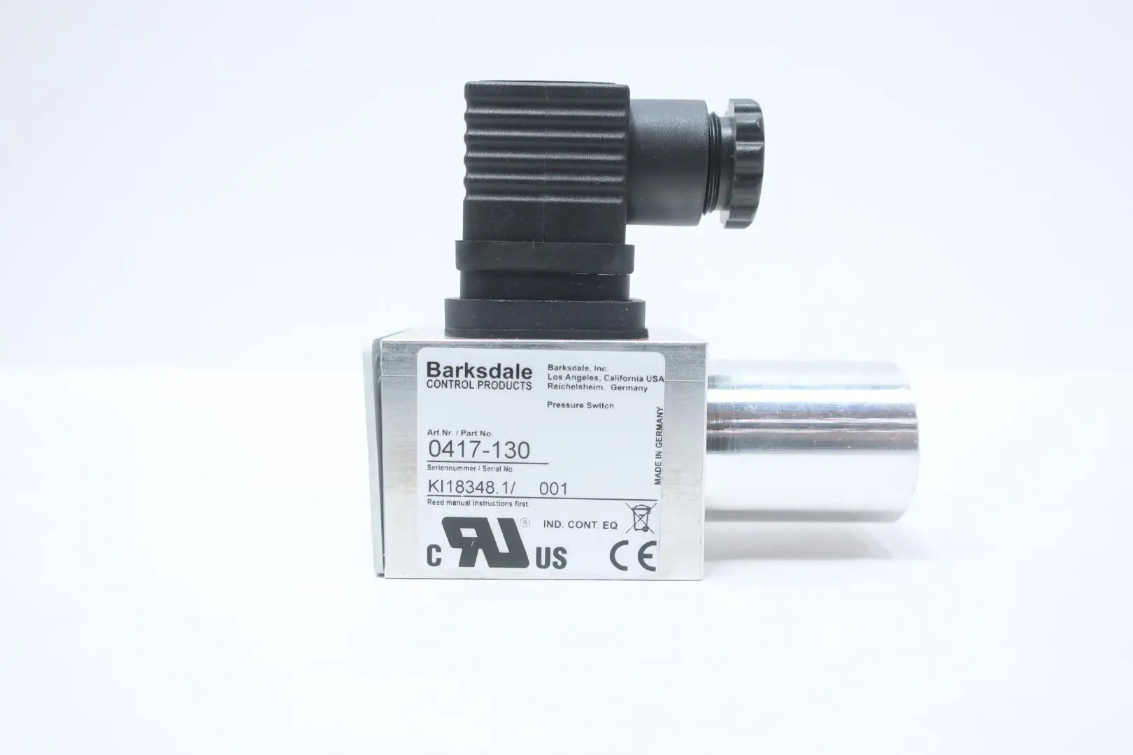 Produktfoto 1 von BARKSDALE 0417-130 81E1-PL1-V-UL