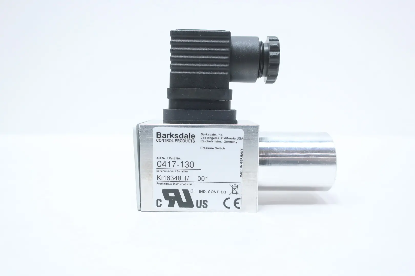 Produktfoto 1 von BARKSDALE 0417-130 81E1-PL1-V-UL