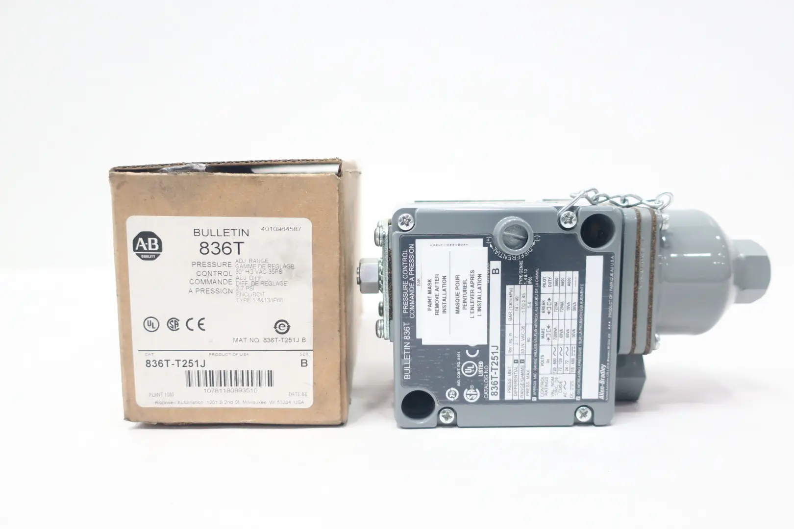 Produktfoto 1 von ALLEN BRADLEY 836T-T251J