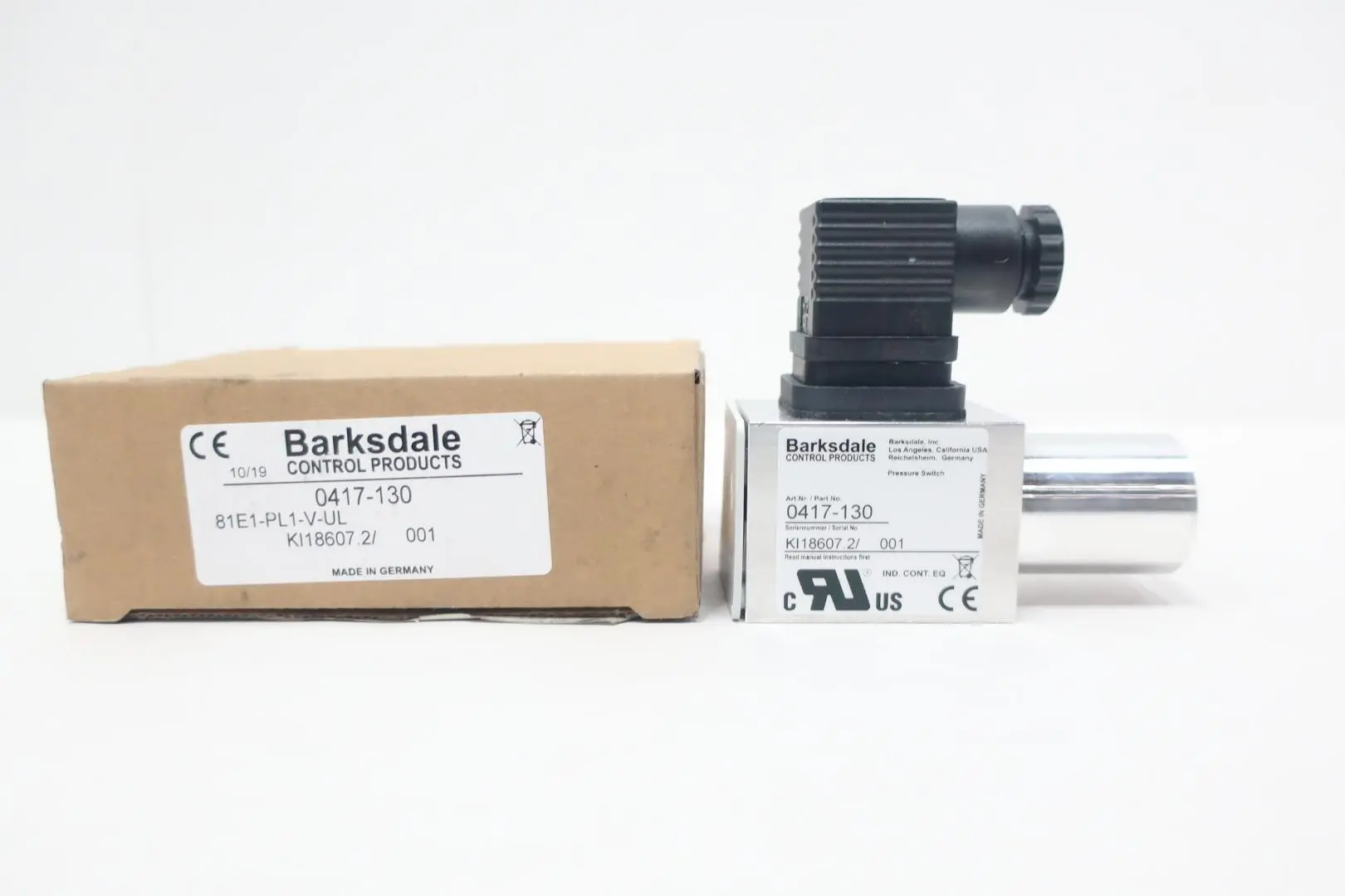 Produktfoto 1 von BARKSDALE 0417-130 81E1-PL1-V-UL