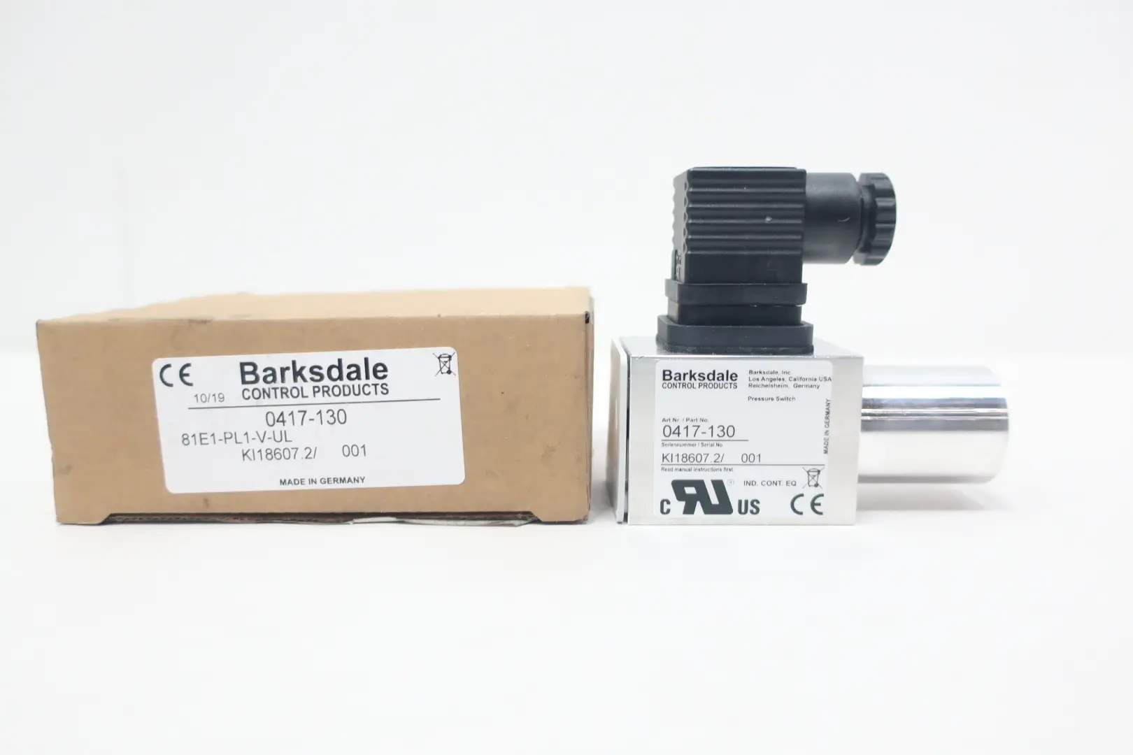 Produktfoto 1 von BARKSDALE 0417-130 81E1-PL1-V-UL