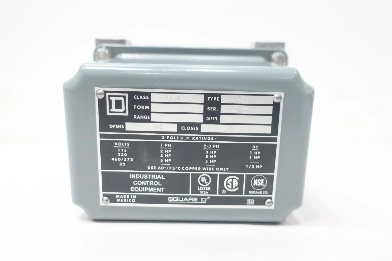 Produktfoto 1 von SQUARE D 9013 GHW2