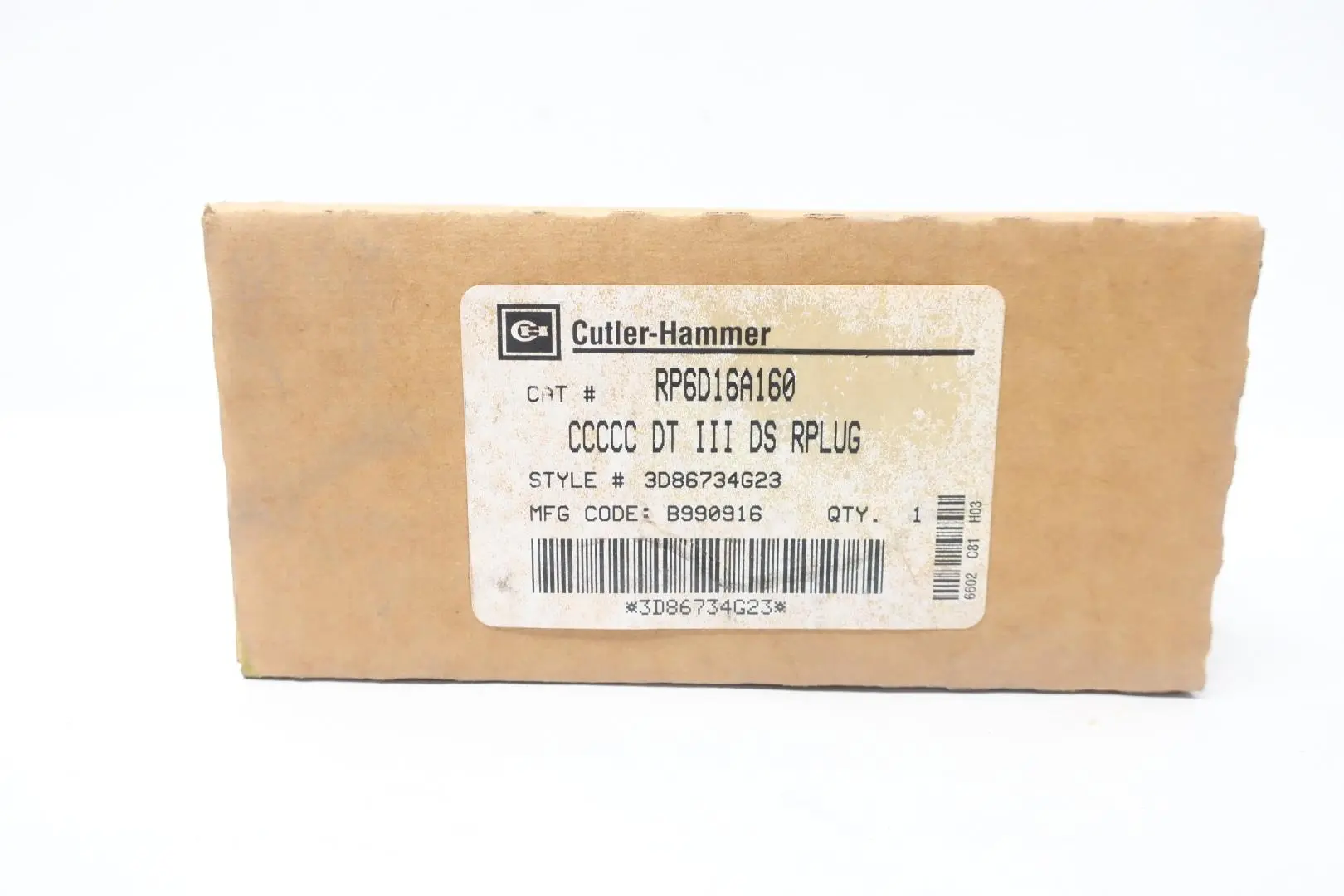 Produktfoto 1 von CUTLER HAMMER RP6D16A160