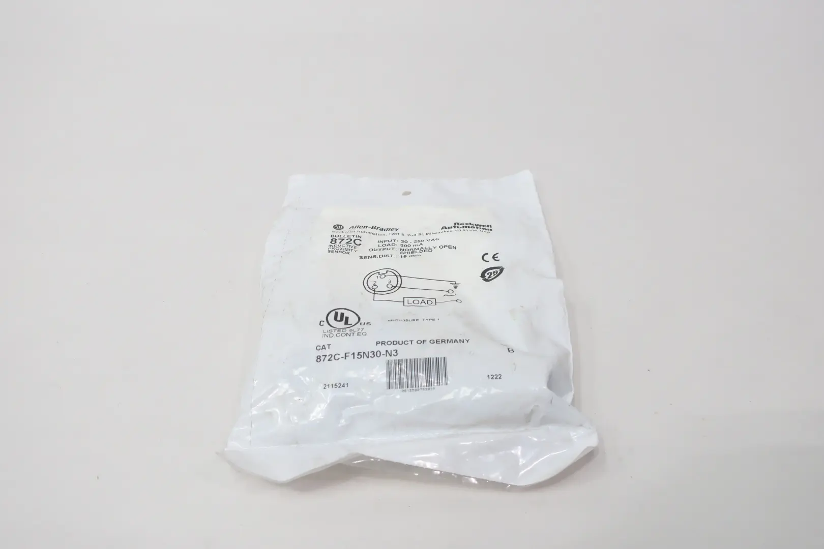 Produktfoto 1 von ALLEN BRADLEY 872C-F15N30-N3