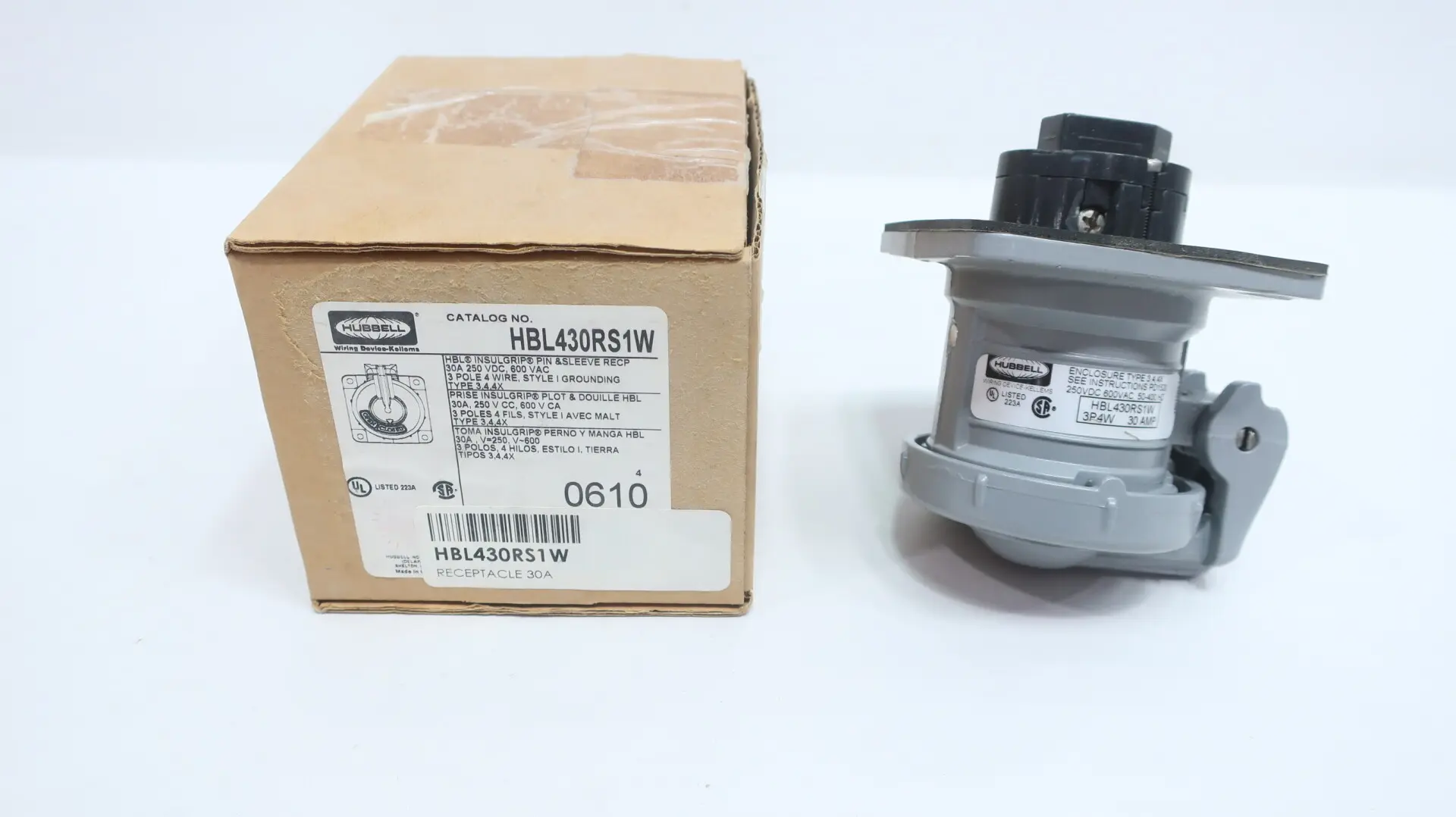 Produktfoto 1 von HUBBELL HBL430RS1W