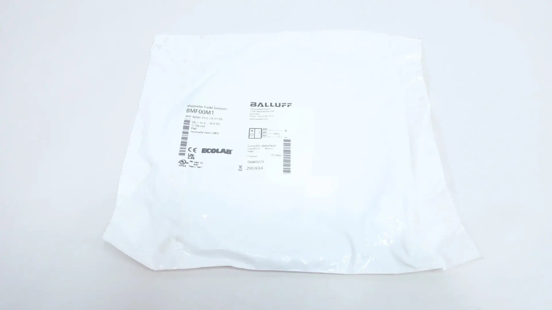 Produktfoto 1 von BALLUFF BMF00M1 BMF 405KF-PS-C-2A-EY-05