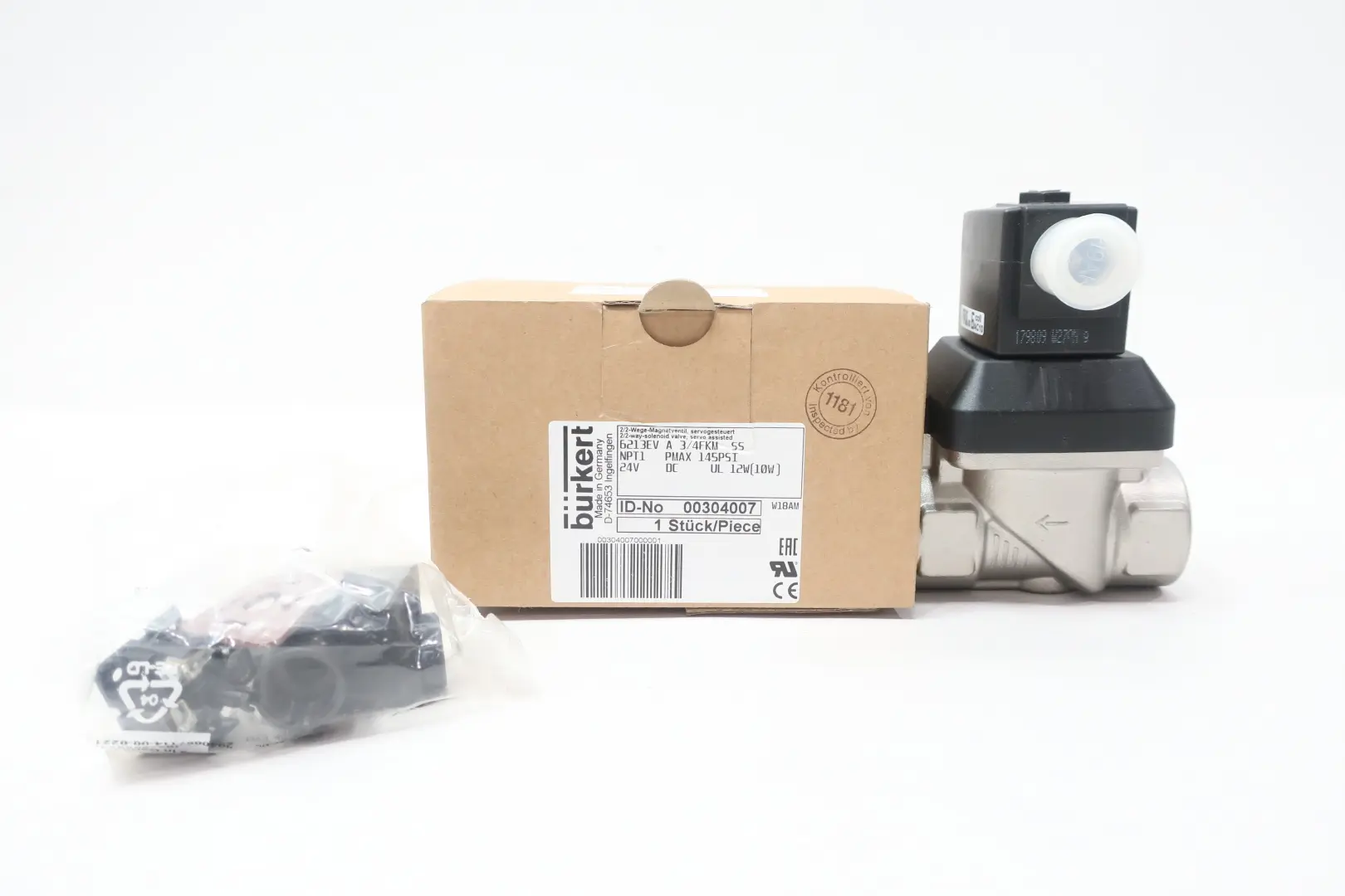 Produktfoto 1 von BURKERT 6213EV A 3/4FKM SS 00304007