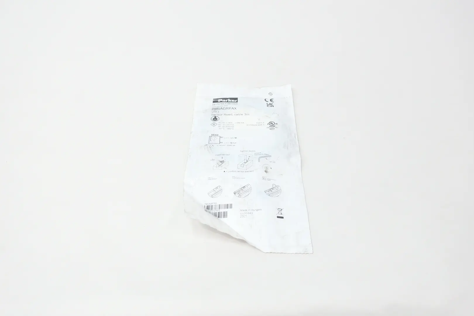Produktfoto 1 von PARKER P8SAGRFAX