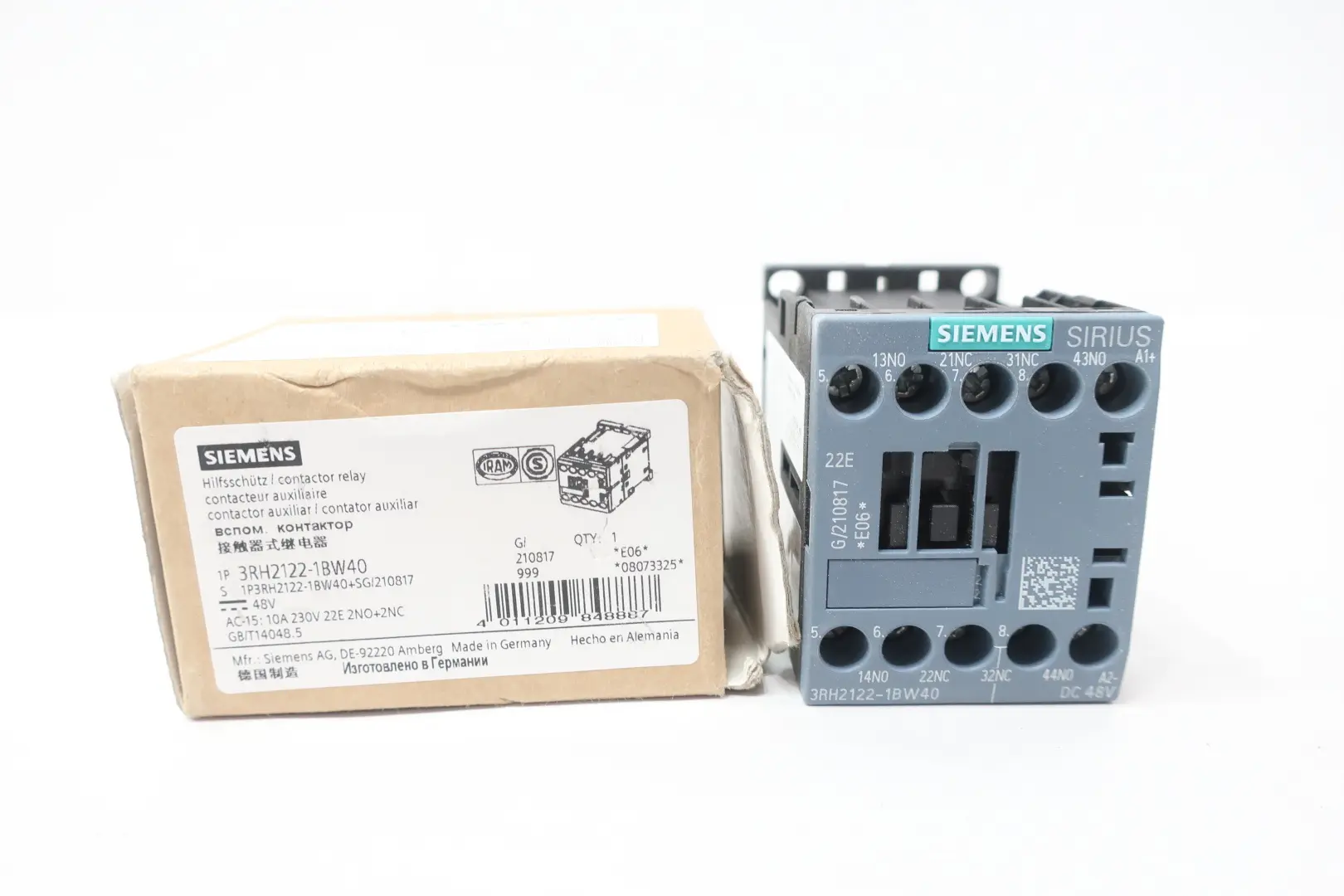 Produktfoto 1 von SIEMENS 3RH2122-1BW40