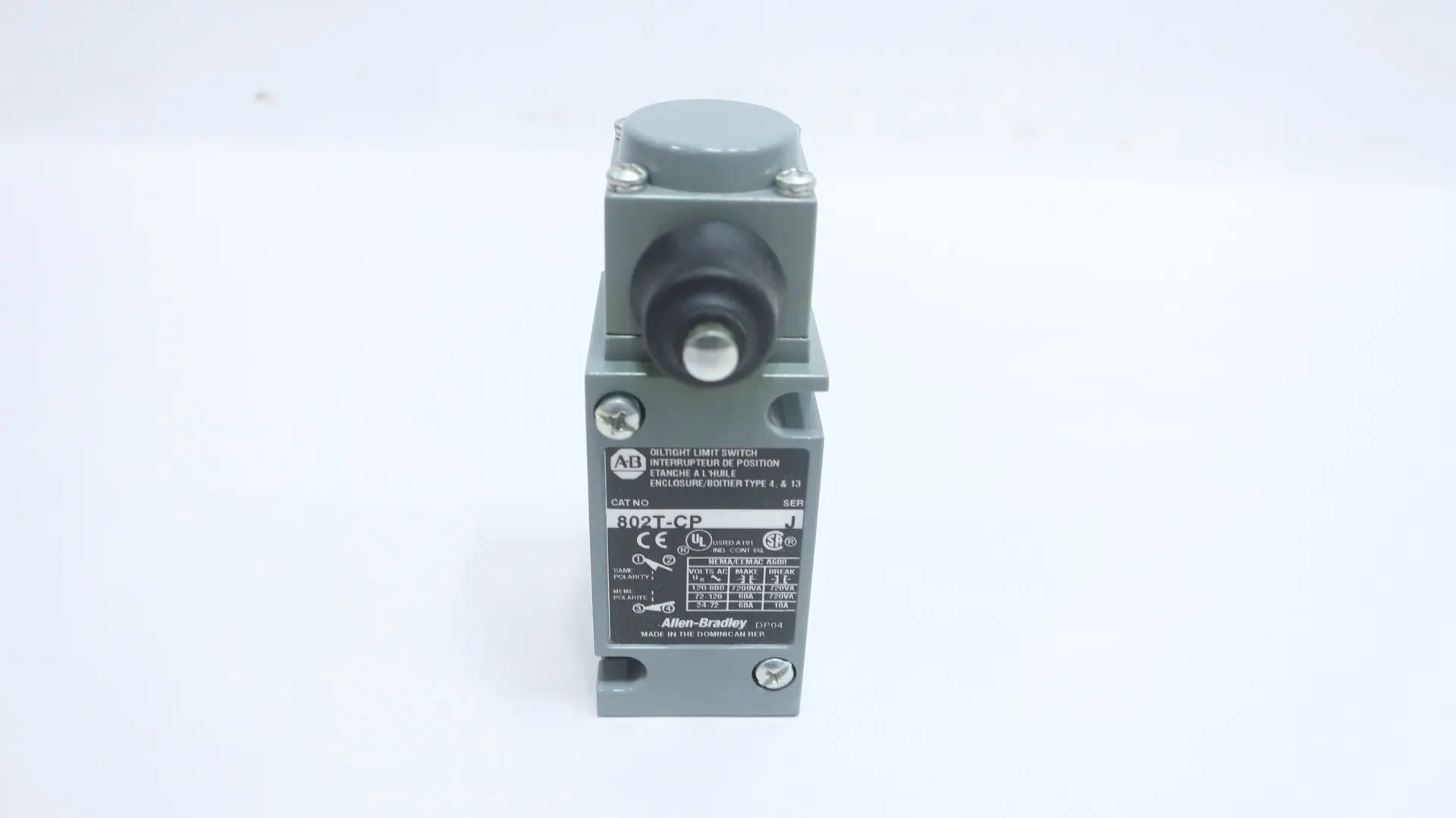 Produktfoto 1 von ALLEN BRADLEY 802T-CP