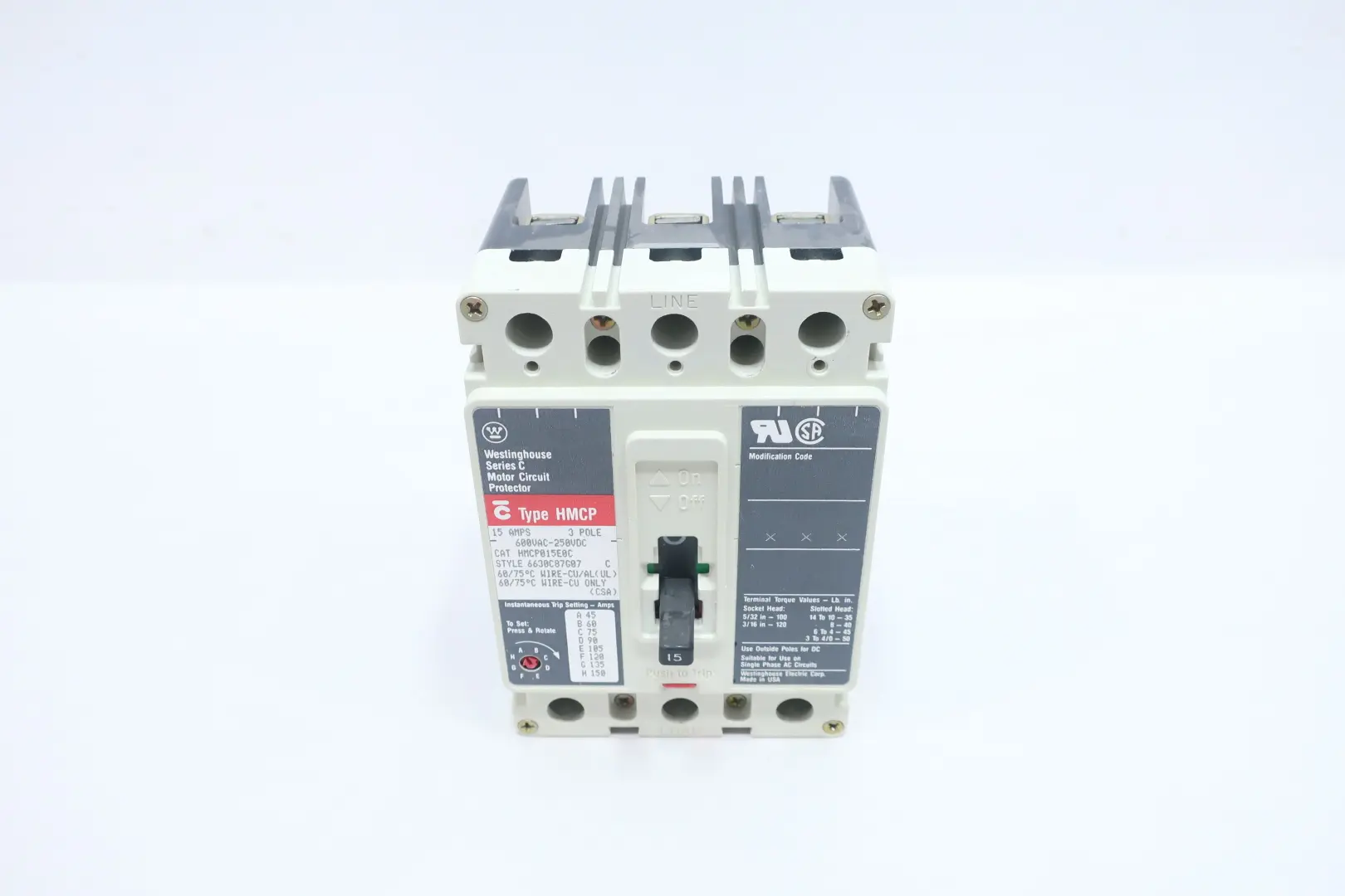 Produktfoto 1 von WESTINGHOUSE HMCP015E0C