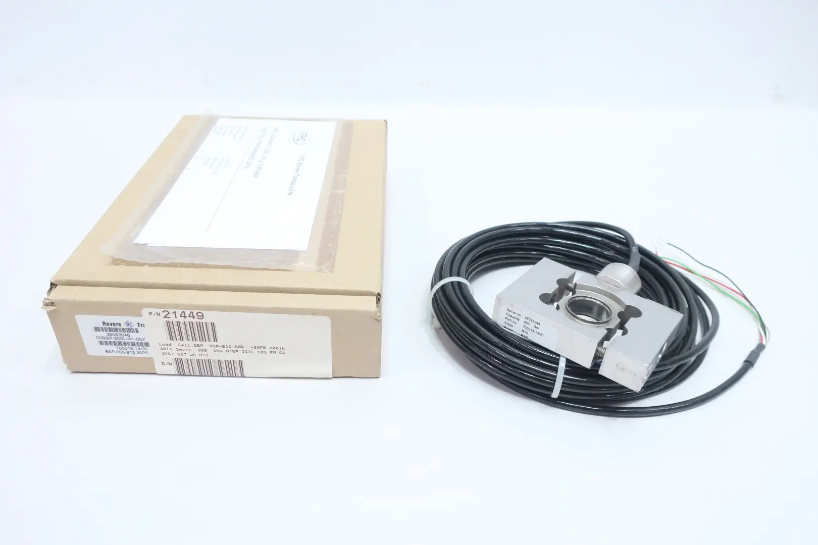 Produktfoto 1 von REVERE TRANSDUCERS BSP-500-B10-30P5