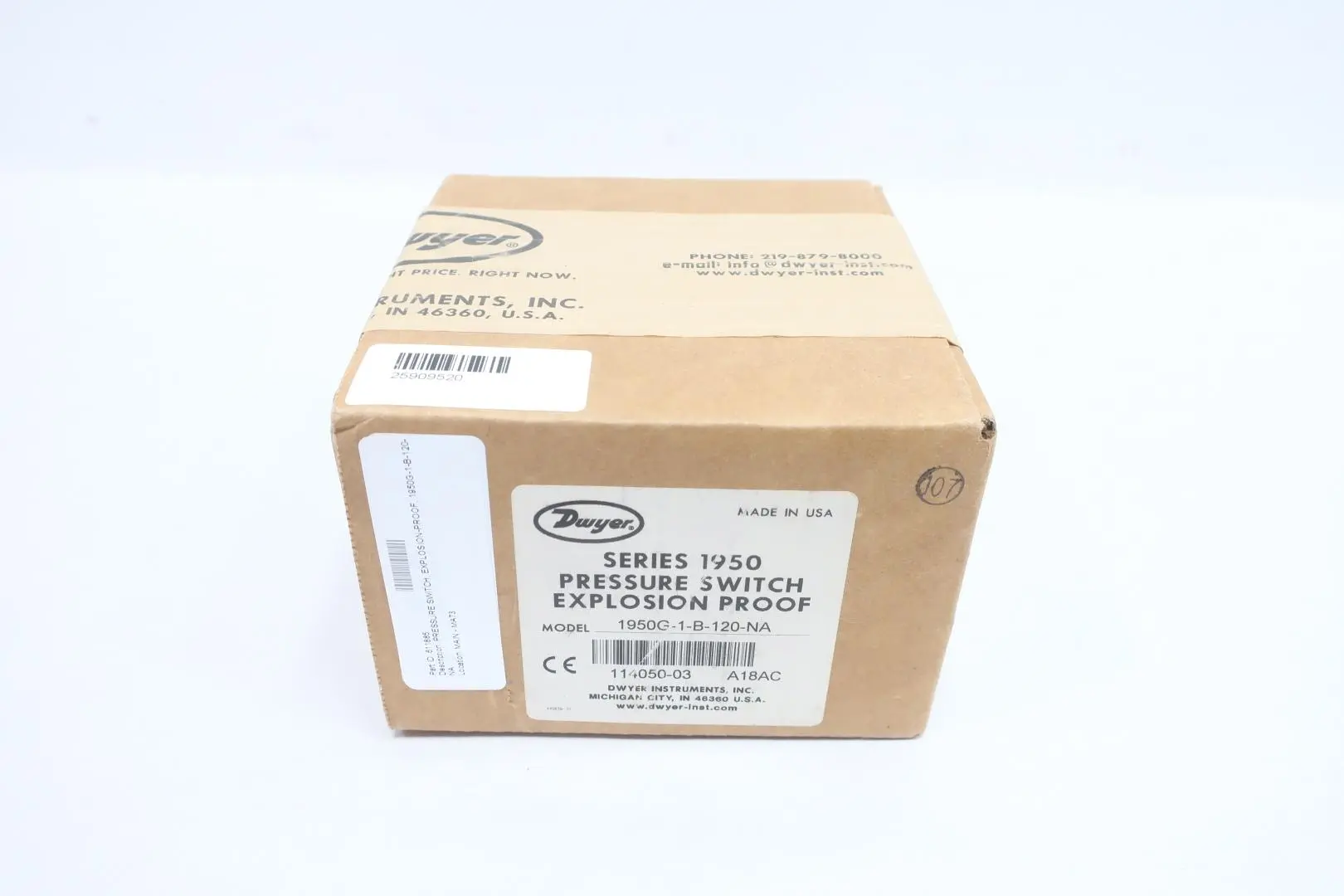 Produktfoto 1 von DWYER 1950G-1-B-120-NA