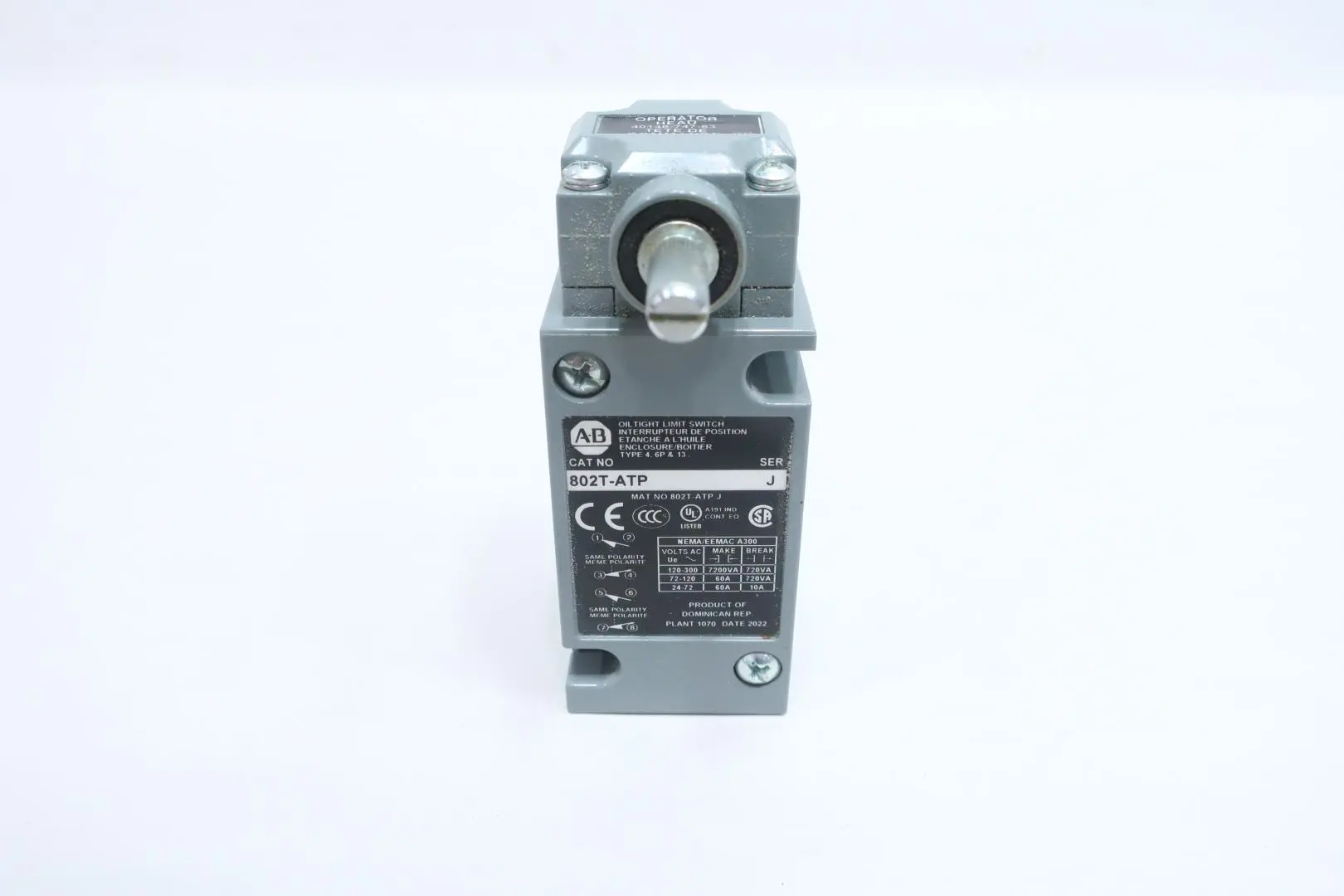 Produktfoto 1 von ALLEN BRADLEY 802T-ATP
