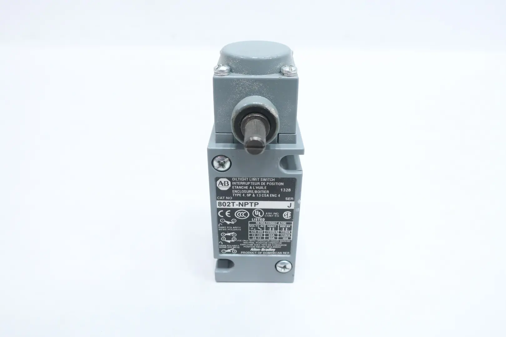 Produktfoto 1 von ALLEN BRADLEY 802T-NPTP