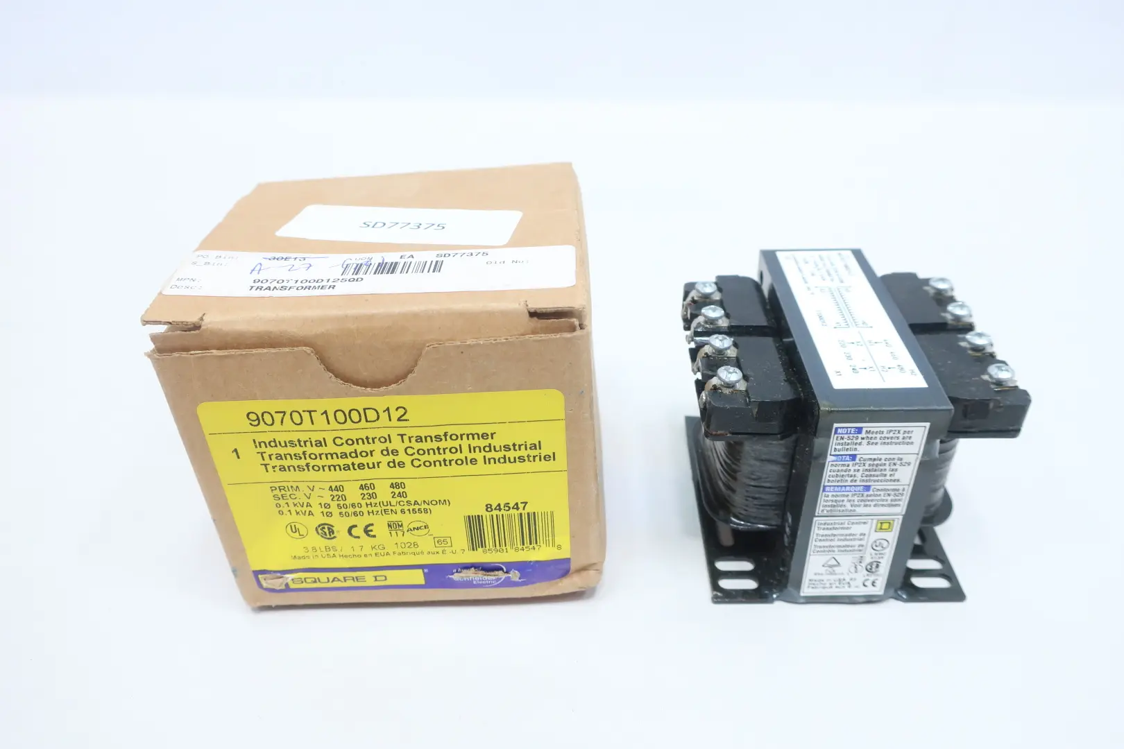 Produktfoto 1 von SQUARE D 9070T100D12