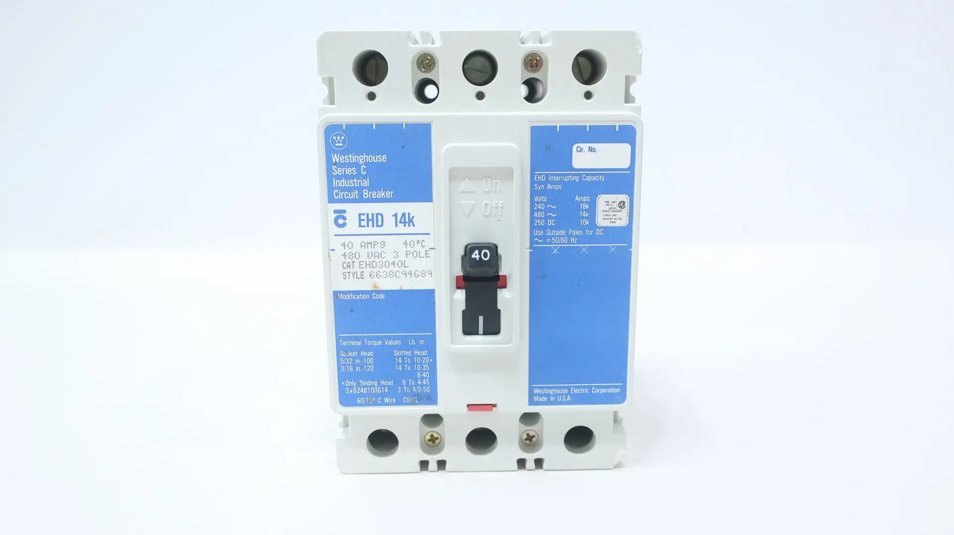 Produktfoto 1 von WESTINGHOUSE EHD3040L