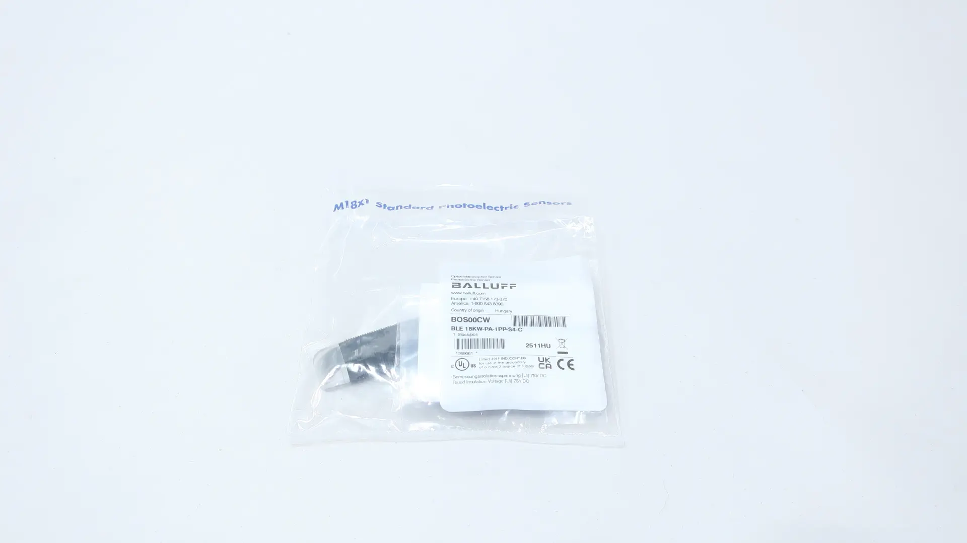 Produktfoto 1 von BALLUFF BOS00CW BLE 18KW-PA-1PP-S4-C