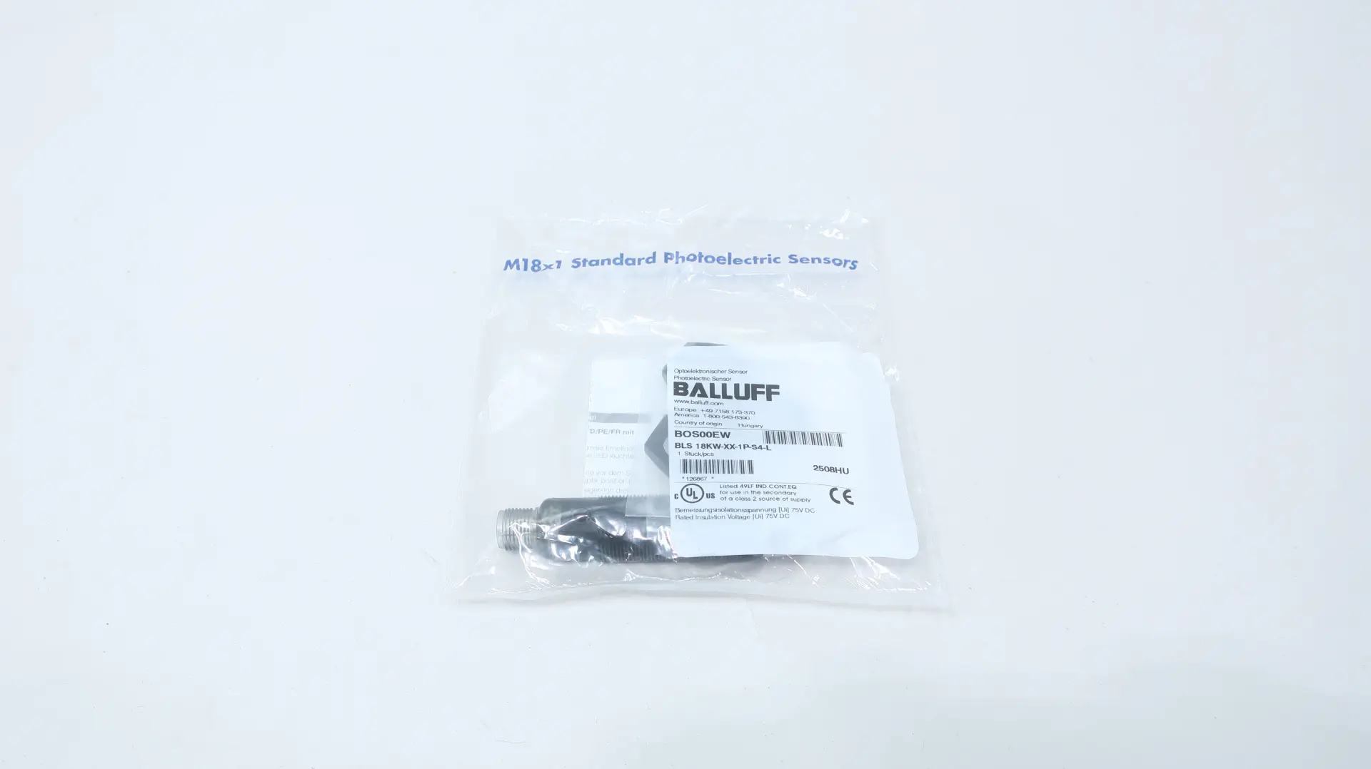 Produktfoto 1 von BALLUFF BOS00EW BLS 18KW-XX-1P-S4-L