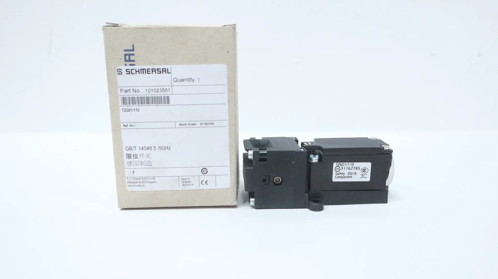 Produktfoto 1 von SCHMERSAL 101023561 TZG01/110