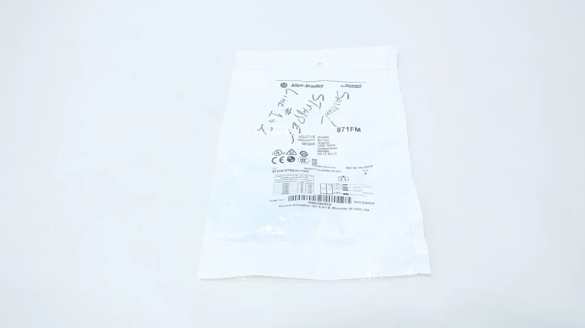 Produktfoto 1 von ALLEN BRADLEY 871FM-M7BA20-FD02