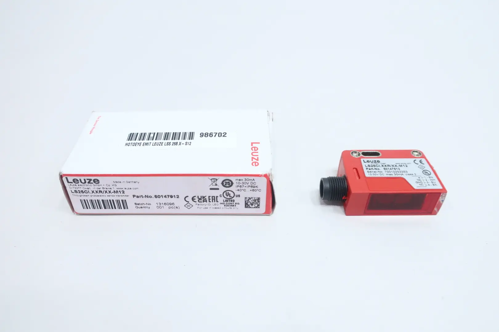 Produktfoto 1 von LEUZE ELECTRONIC LS25CI.XXR/XX-M12 50147912