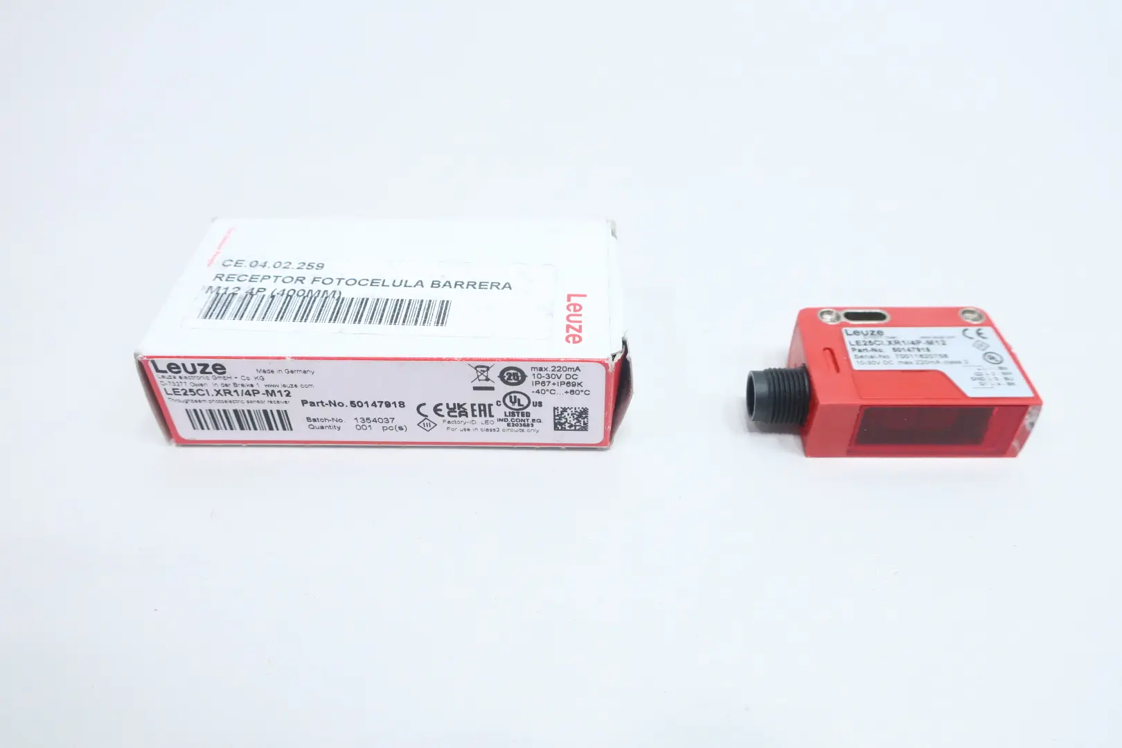 Produktfoto 1 von LEUZE ELECTRONIC LE25CI.XR1/4P-M12 50147918