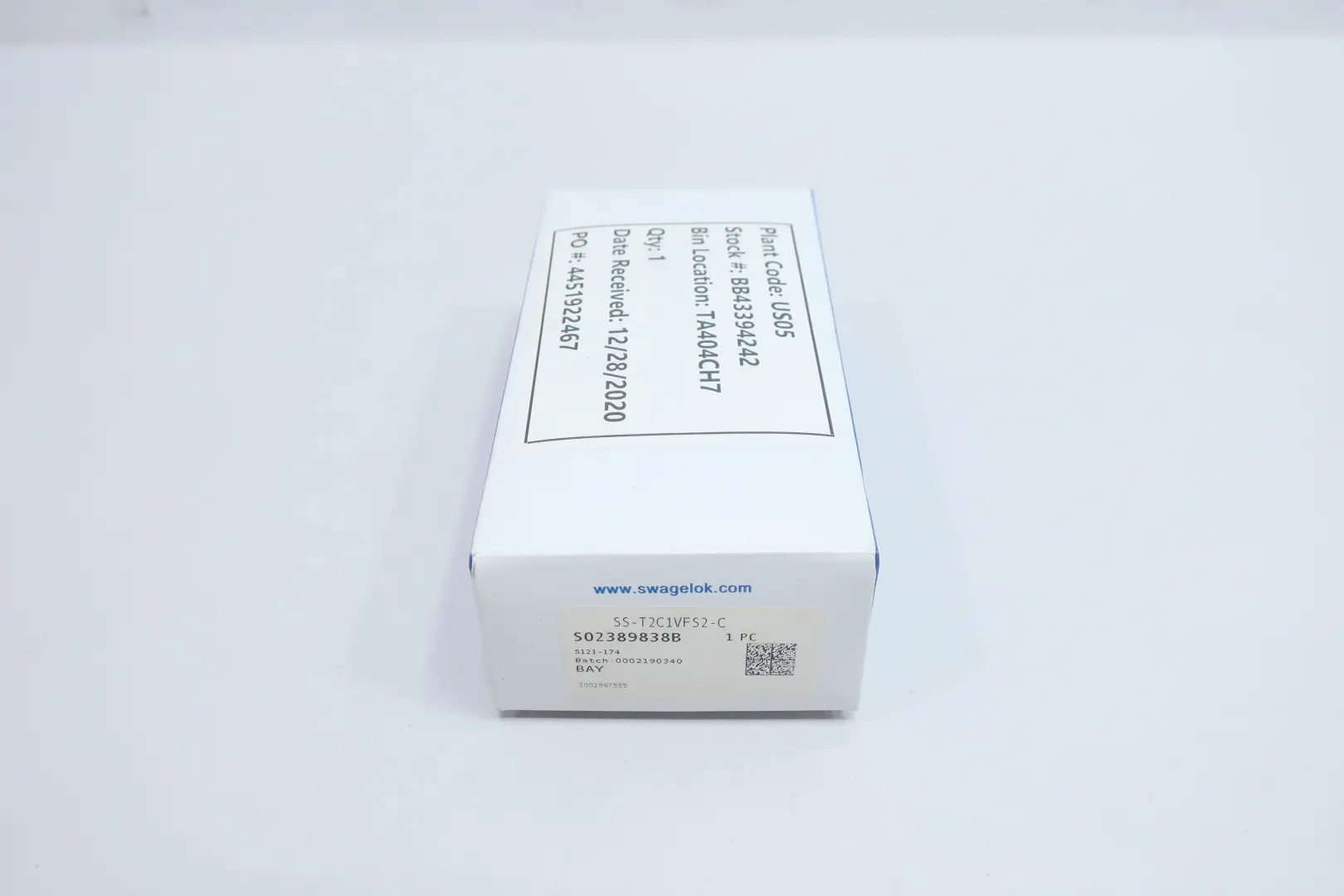 Produktfoto 1 von SWAGELOK SS-T2C1VFS2-C