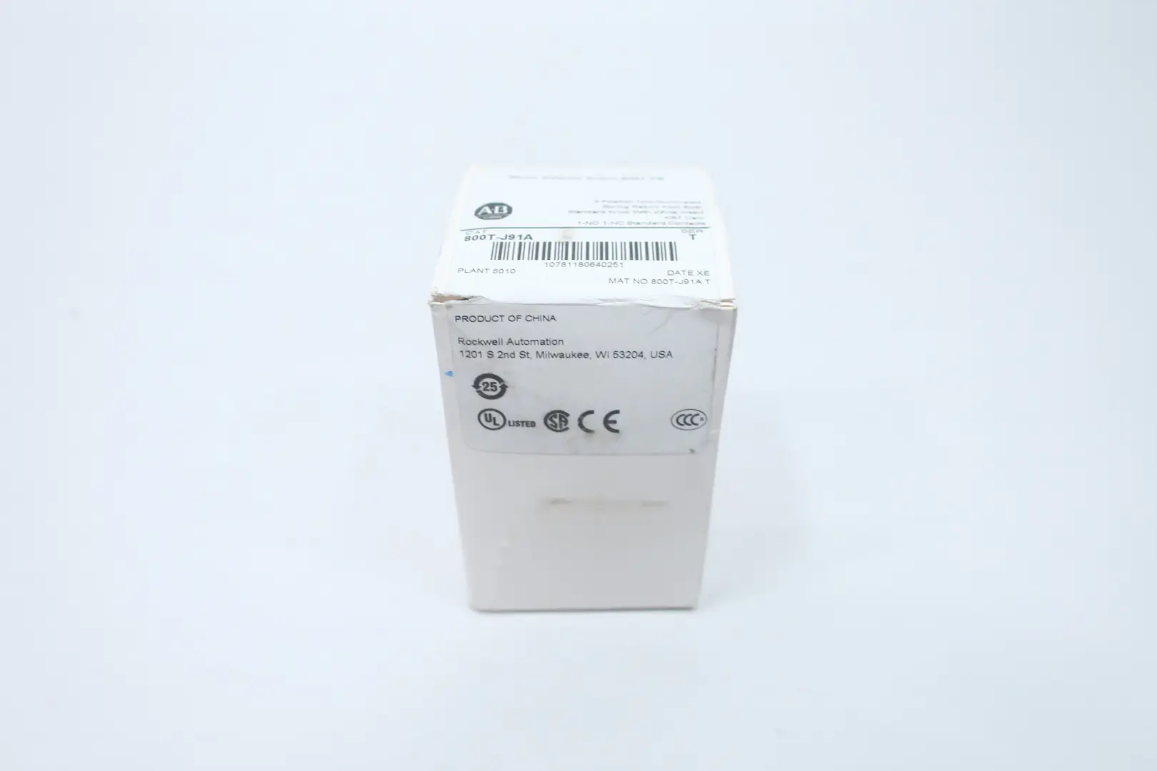 Produktfoto 1 von ALLEN BRADLEY 800T-J91A