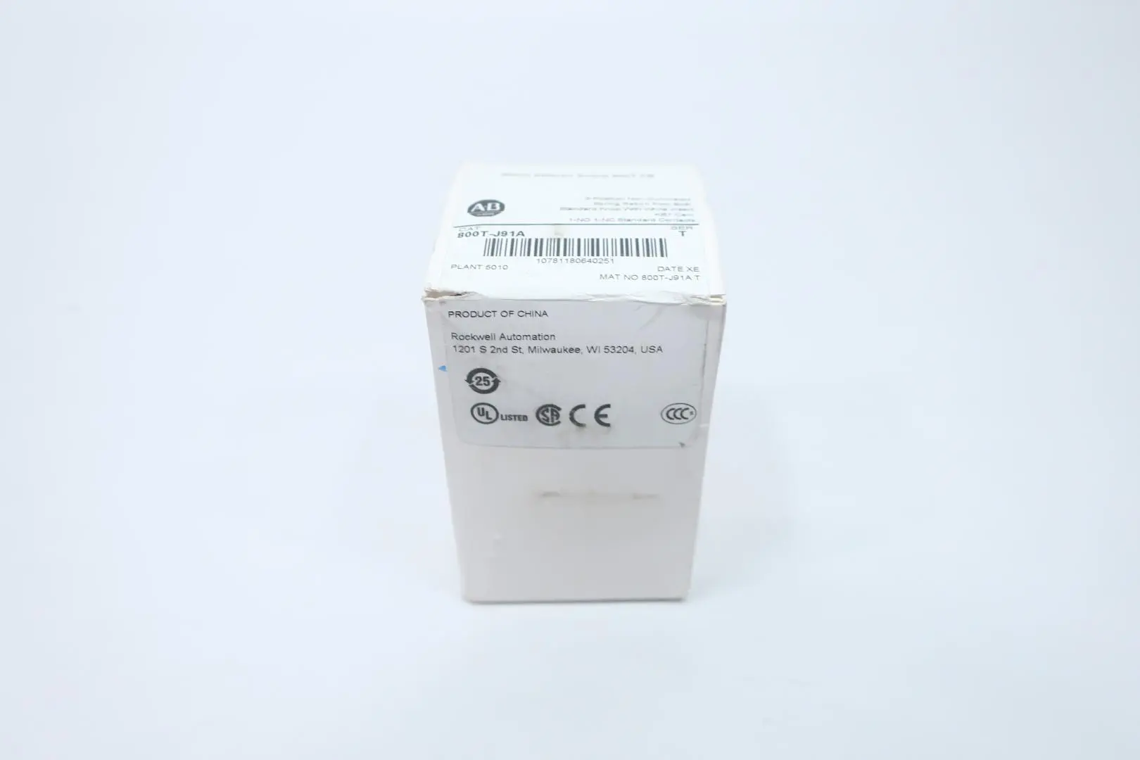 Produktfoto 1 von ALLEN BRADLEY 800T-J91A