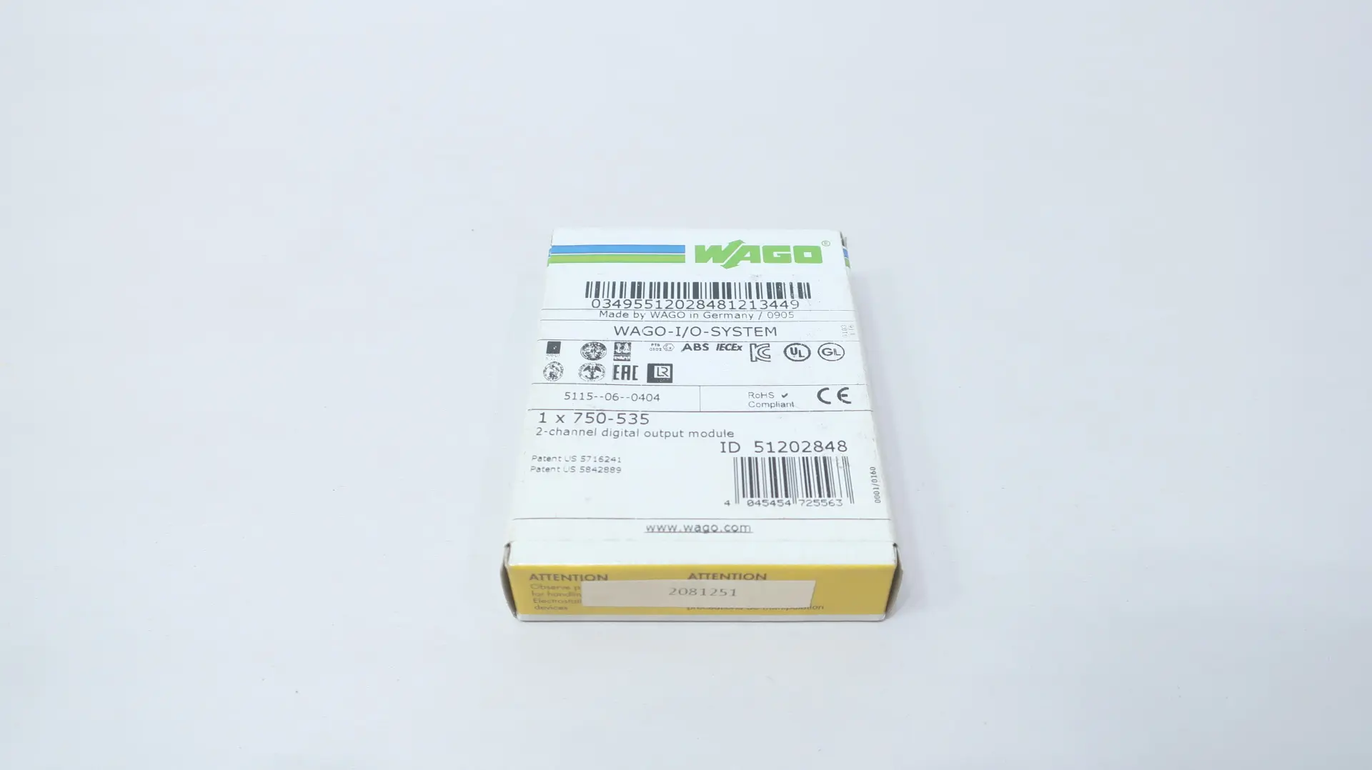 Produktfoto 1 von WAGO 750-535