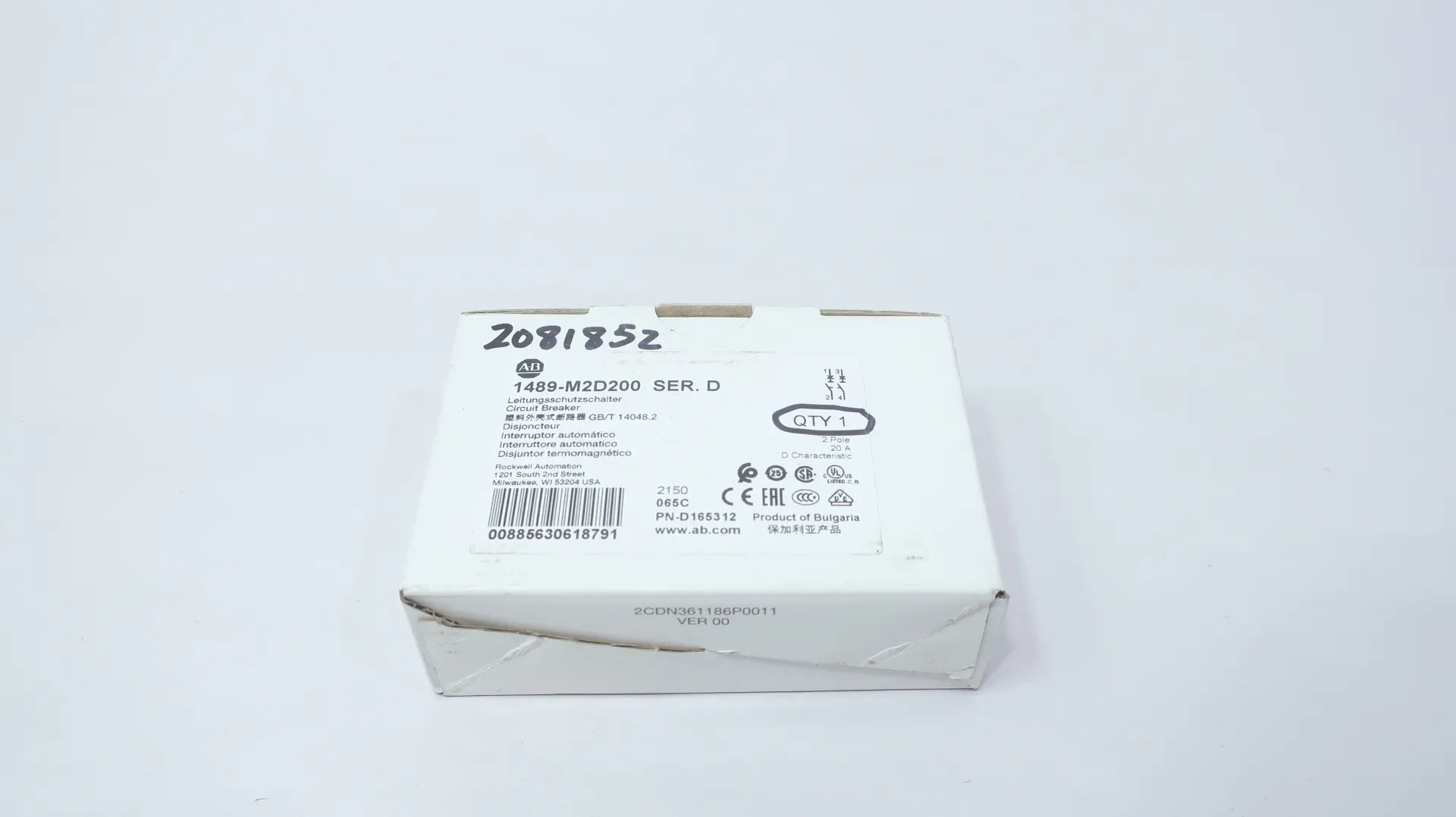 Produktfoto 1 von ALLEN BRADLEY 1489-M2D200