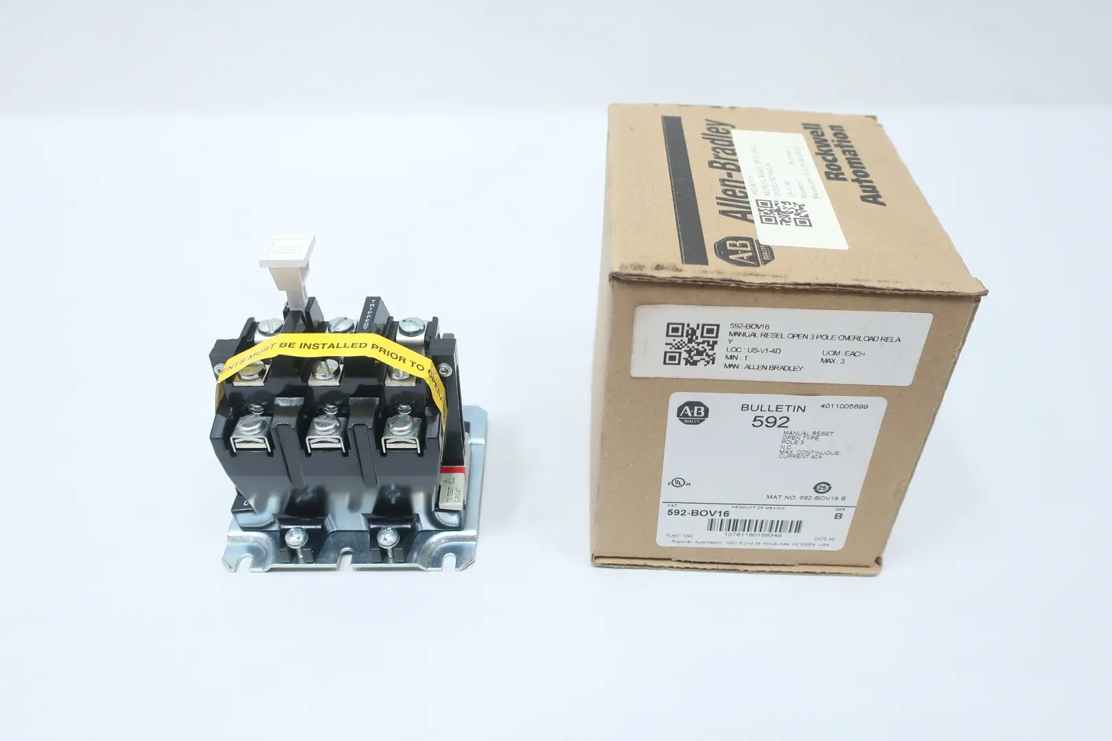 Produktfoto 1 von ALLEN BRADLEY 592-BOV16