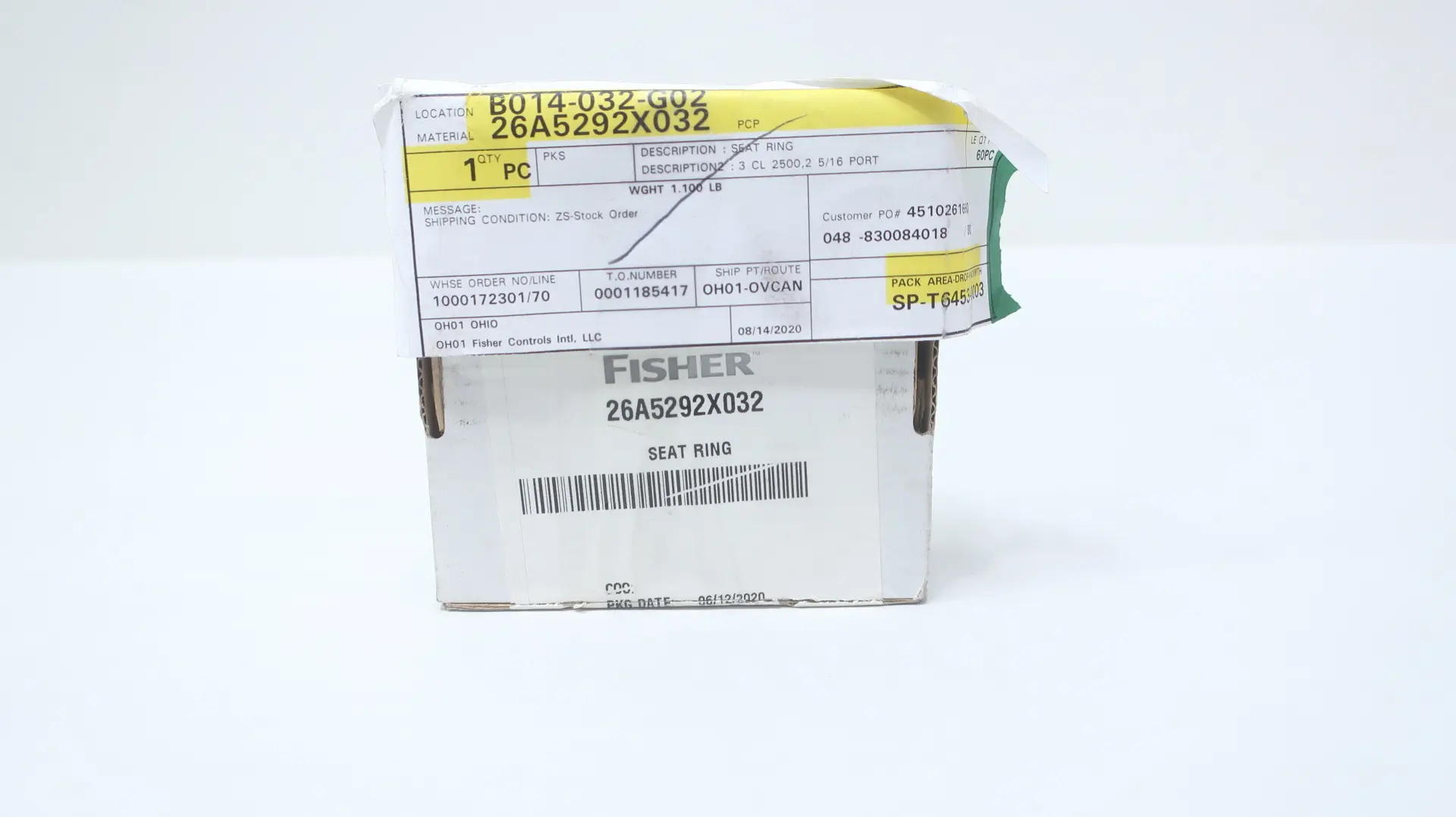 Produktfoto 1 von FISHER 26A5292X032