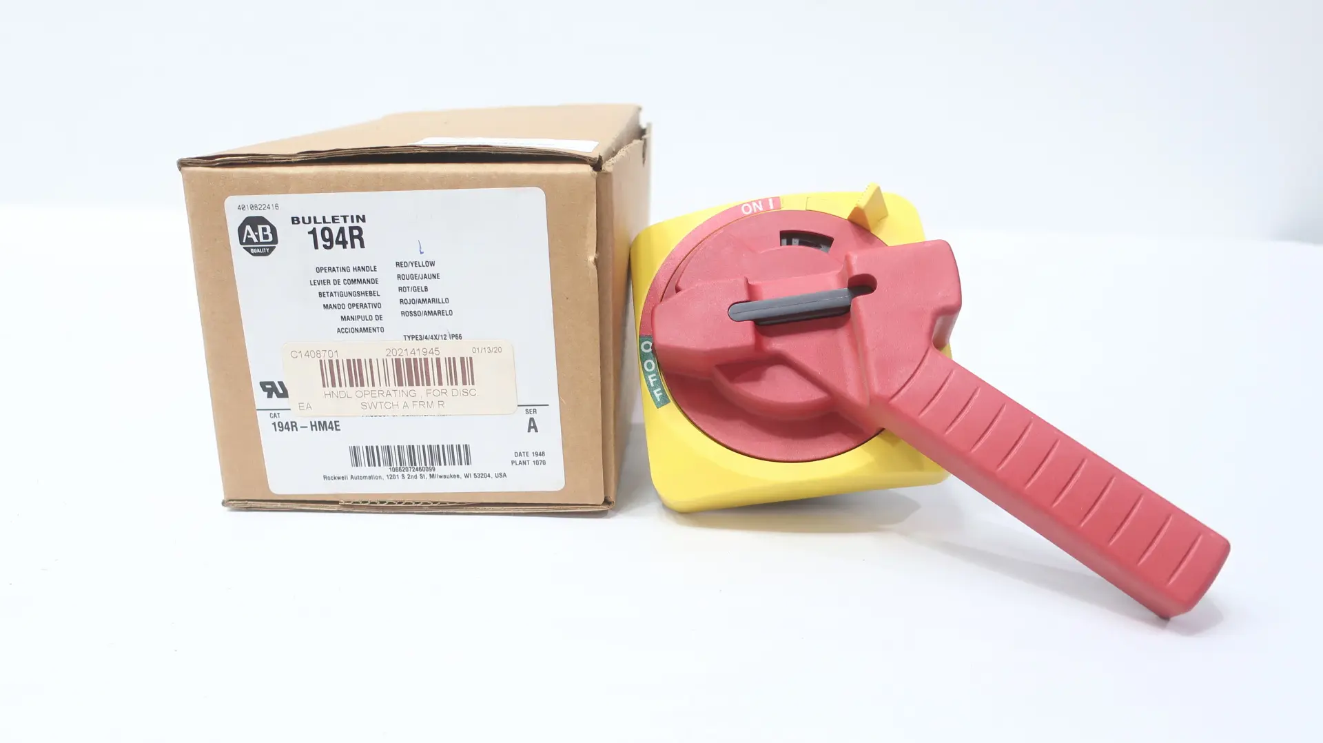 Produktfoto 1 von ALLEN BRADLEY 194R-HM4E