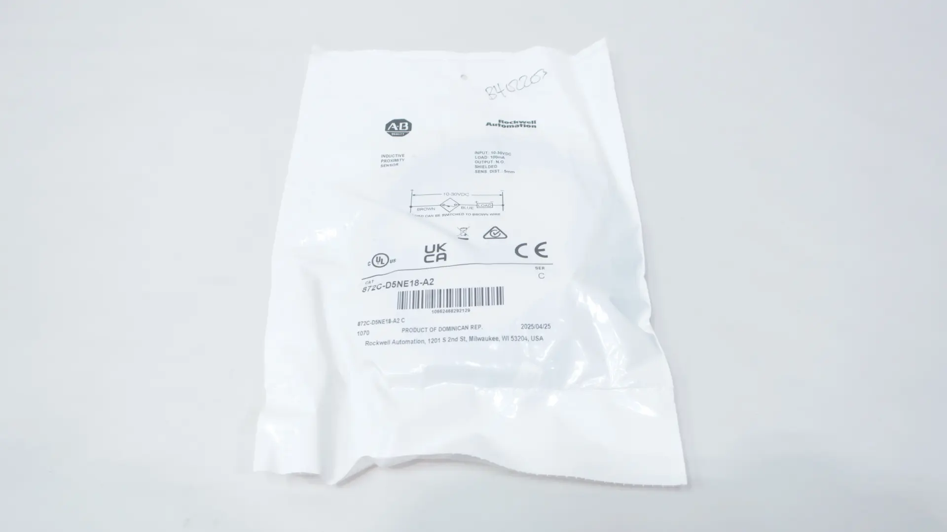 Produktfoto 1 von ALLEN BRADLEY 872C-D5NE18-A2