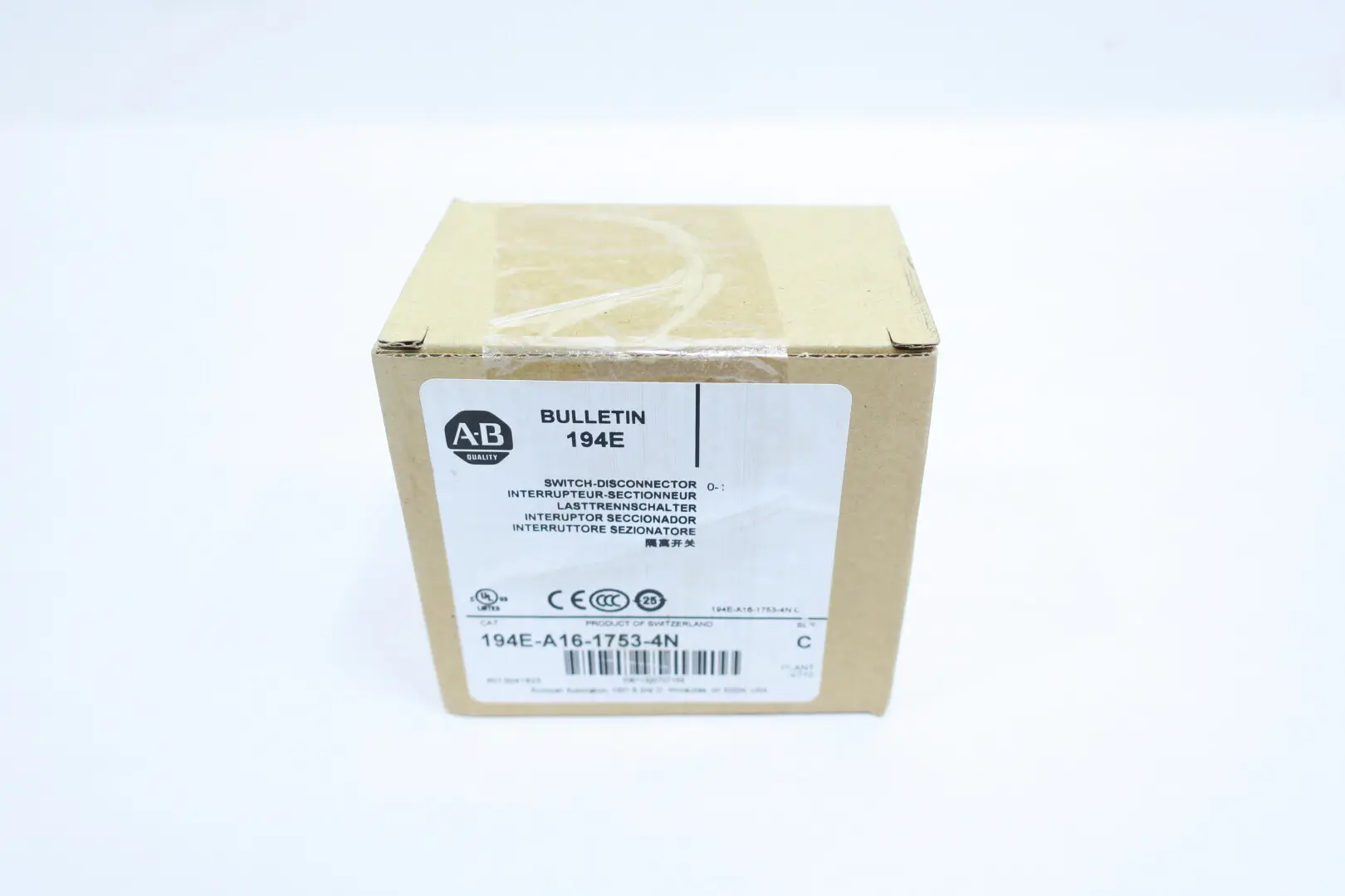Produktfoto 1 von ALLEN BRADLEY 194E-A16-1753-4N