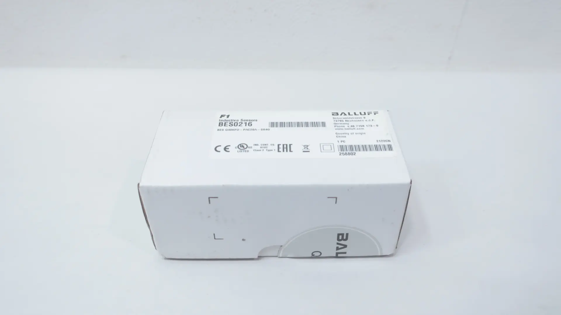Produktfoto 1 von BALLUFF BES0216 BES Q40KFU-PAC20A-S04G