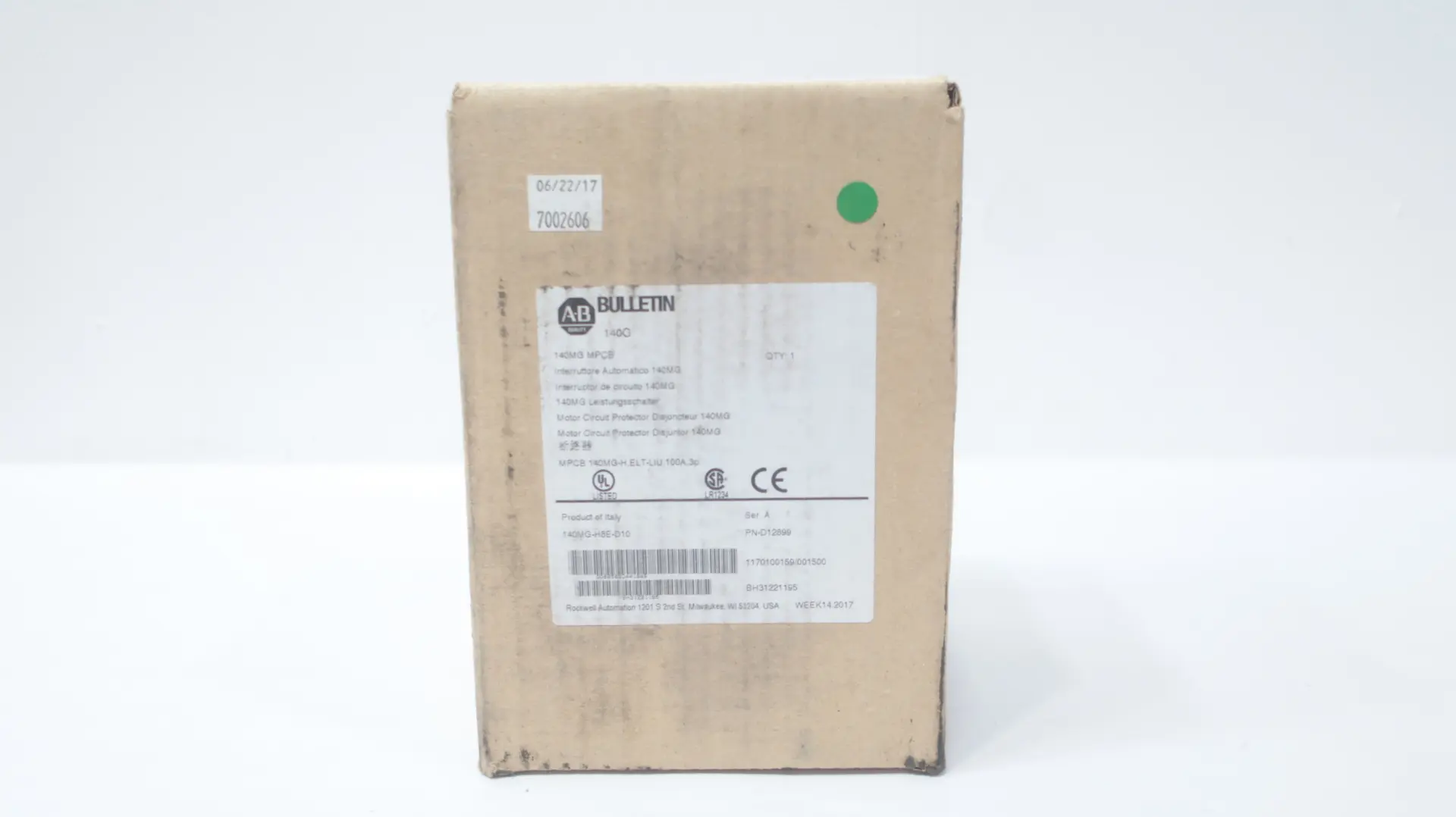 Produktfoto 1 von ALLEN BRADLEY 140MG-H8E-D10