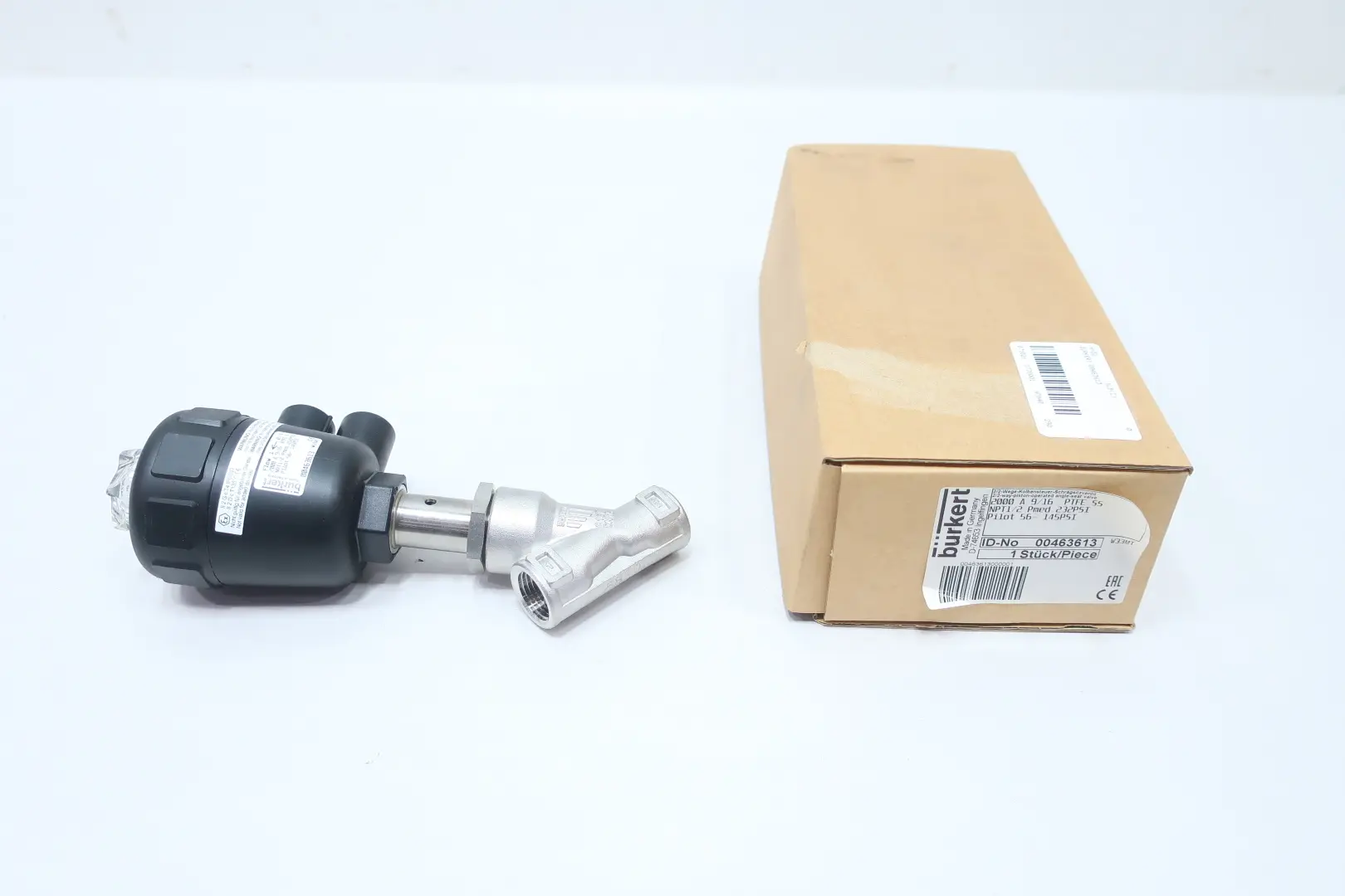 Produktfoto 1 von BURKERT 00463613 2000 A 9/16 PTFE SS