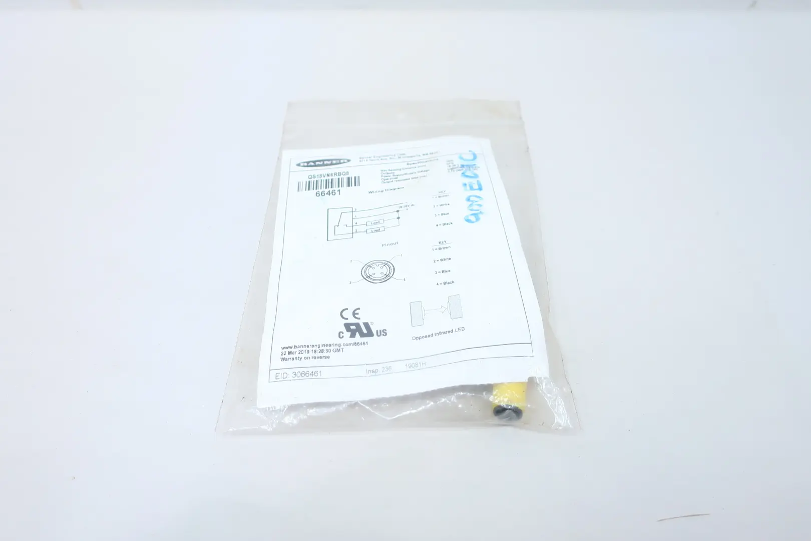 Produktfoto 1 von BANNER QS18VN6RBQ8 66461