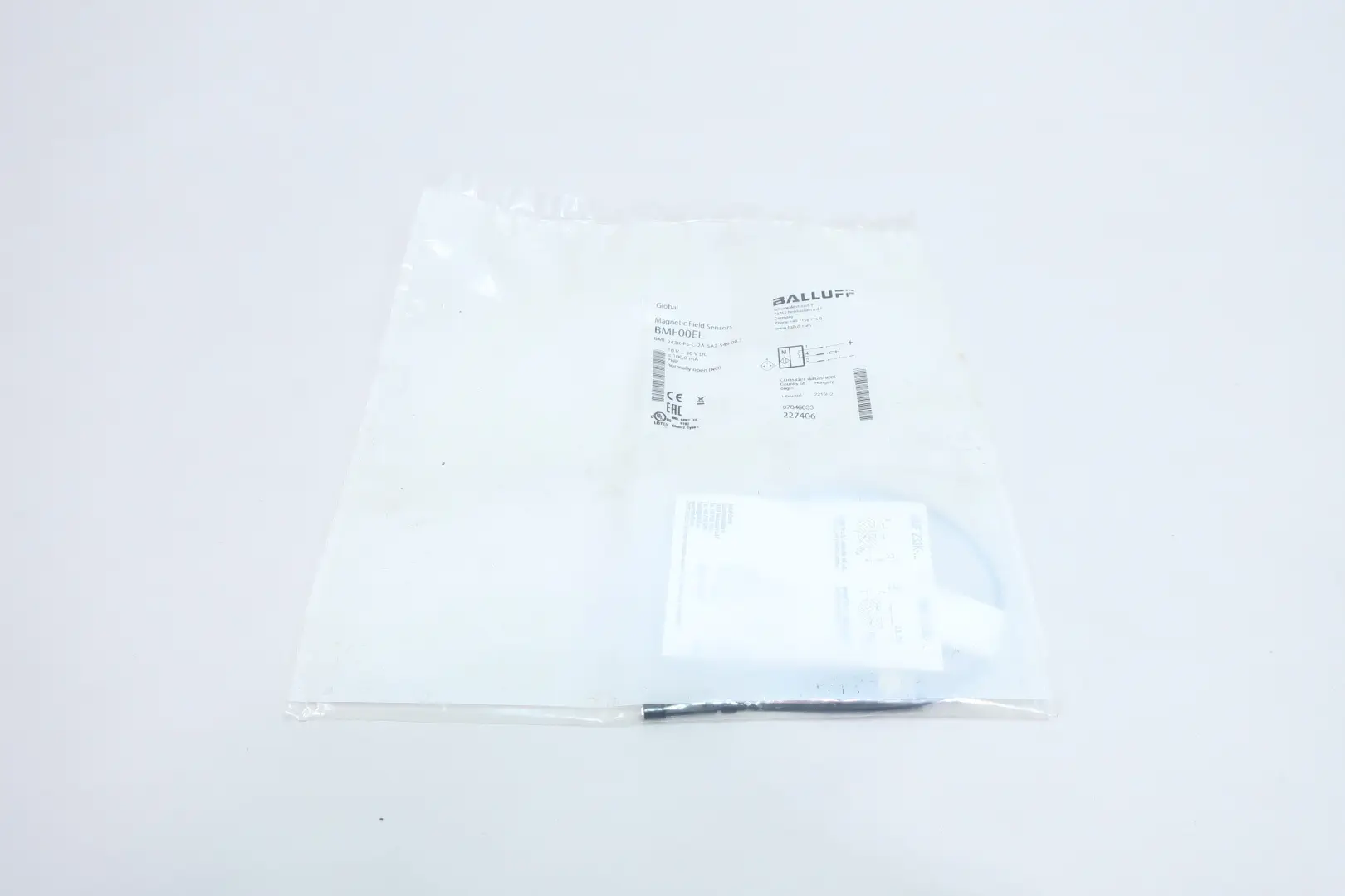 Produktfoto 1 von BALLUFF BMF00EL BMF 243K-PS-C-2A-SA2-S49-00,3