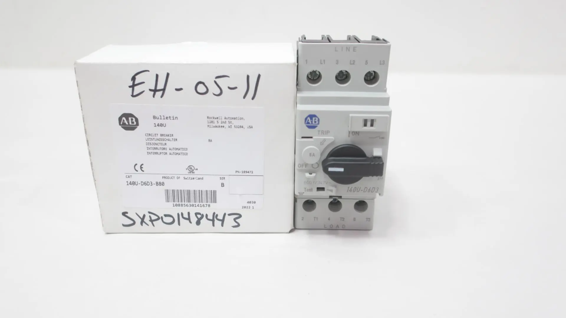 Produktfoto 1 von ALLEN BRADLEY 140U-D6D3-B80