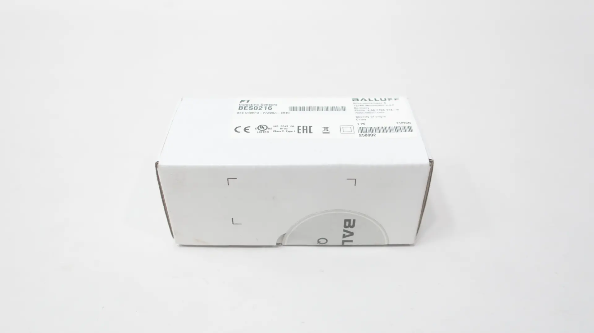 Produktfoto 1 von BALLUFF BES0216 BES Q40KFU-PAC20A-S04G