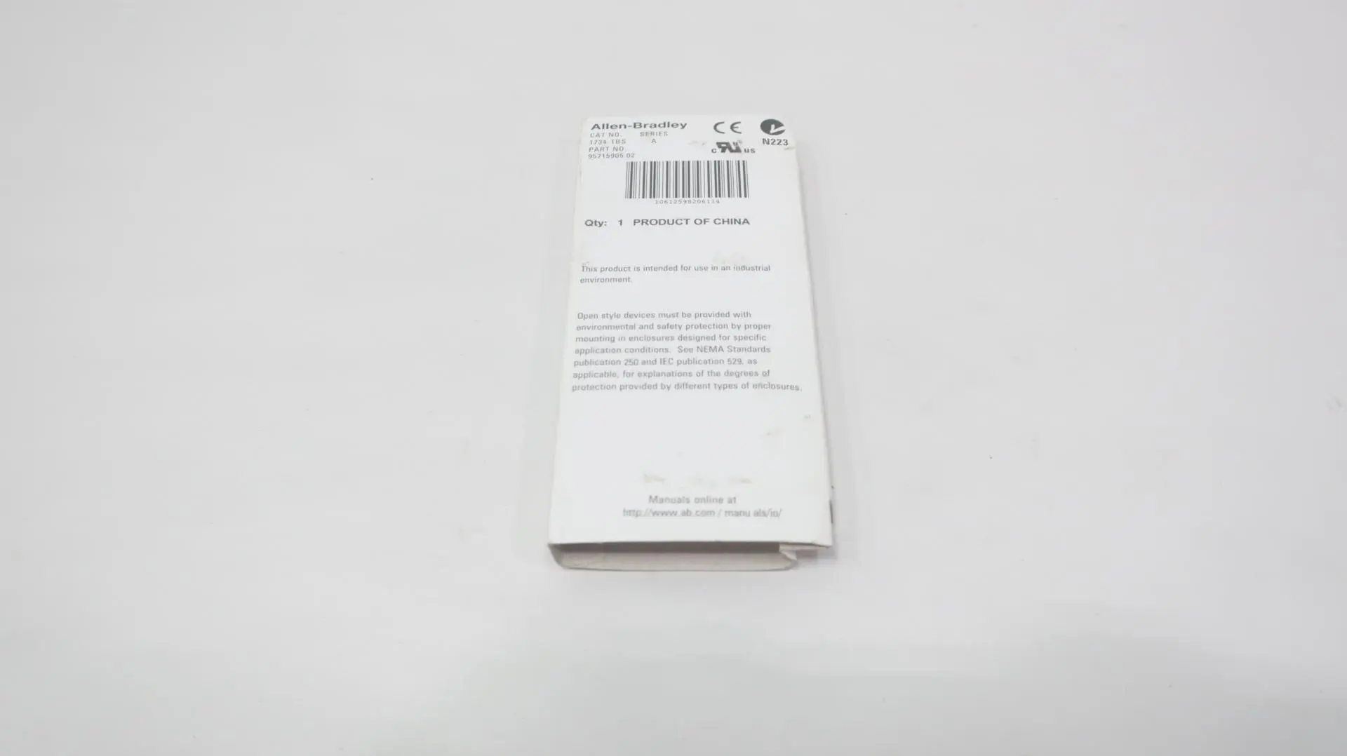 Produktfoto 1 von ALLEN BRADLEY 1734-TBS