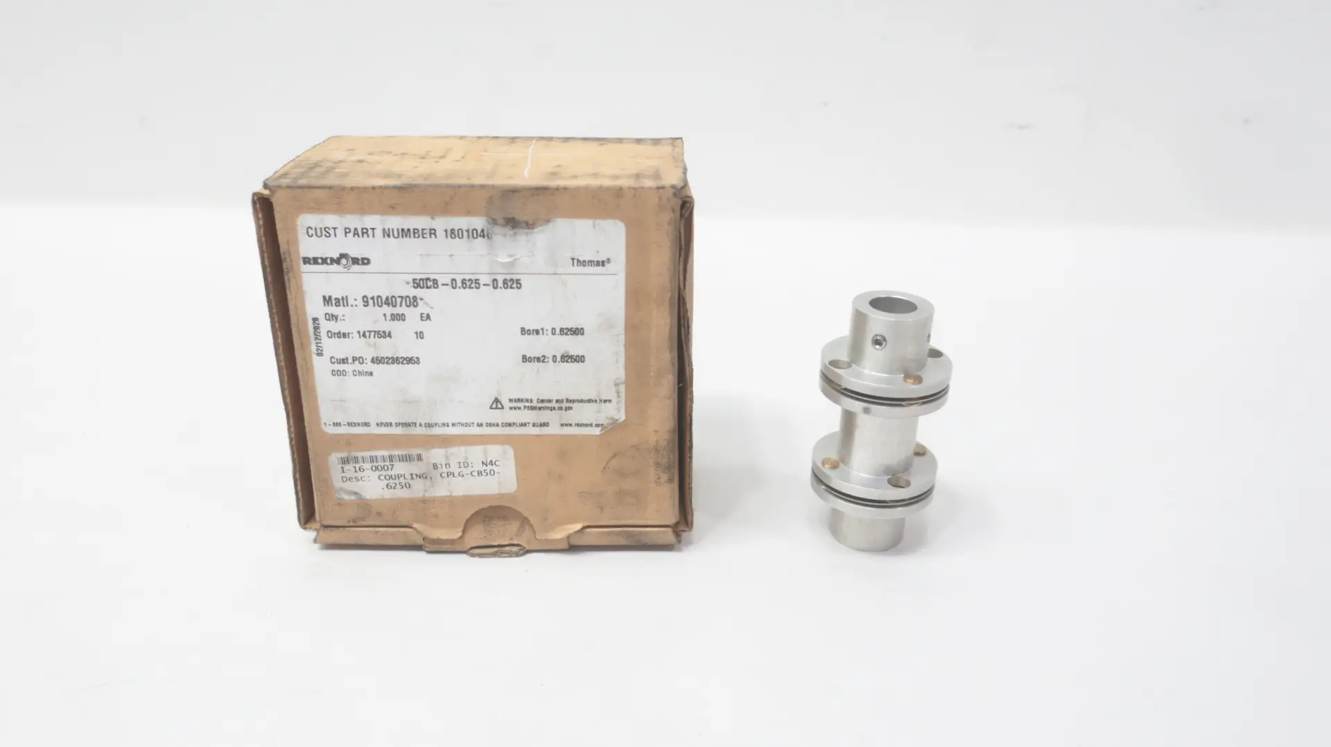 Produktfoto 1 von REXNORD 50CB-0.625-0.625