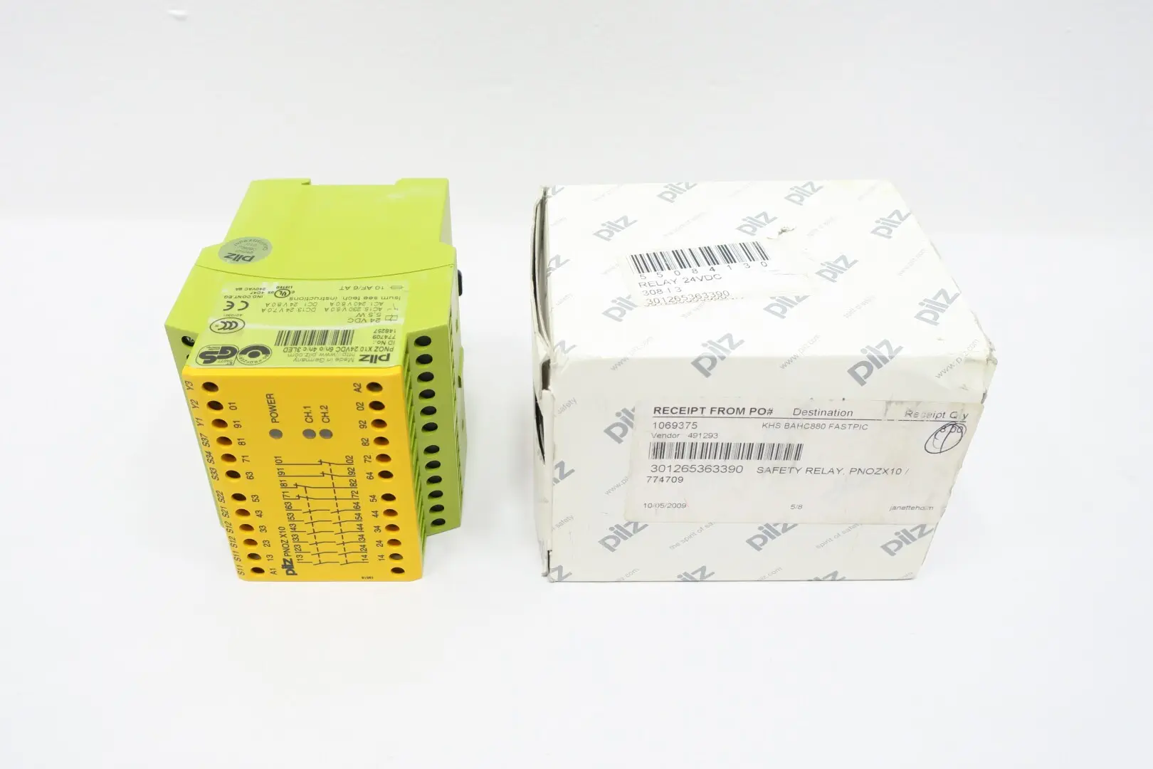 Produktfoto 1 von PILZ PNOZ X10 24VDC 6N/O 4N/C 3LED