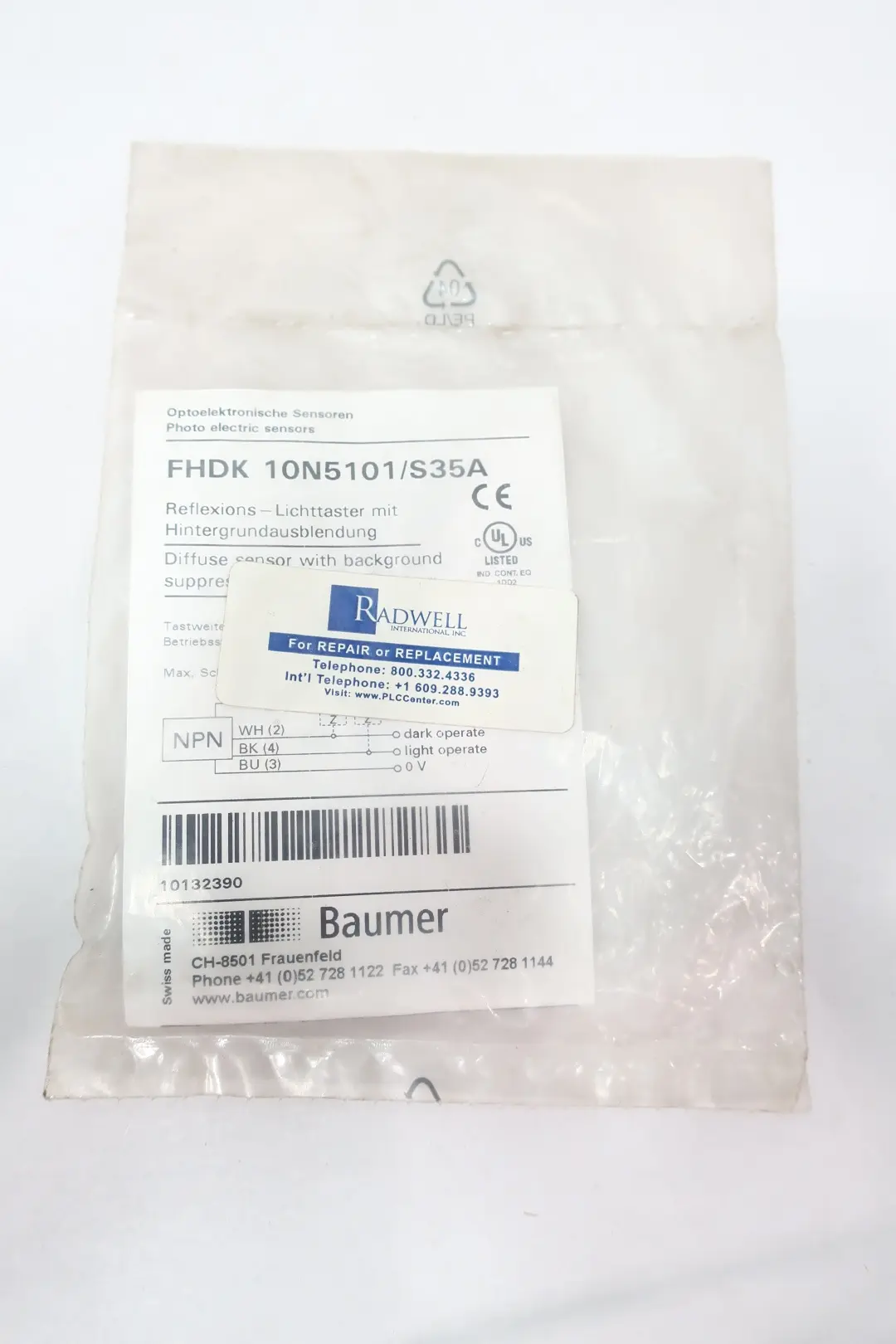 Produktfoto 1 von BAUMER FHDK 10N5101/S35A