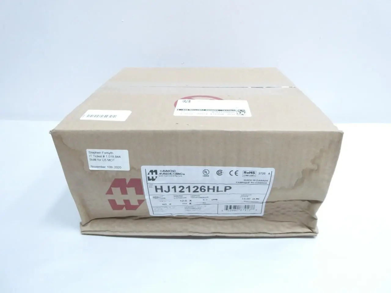 Produktfoto 1 von HAMMOND HJ12126HLP
