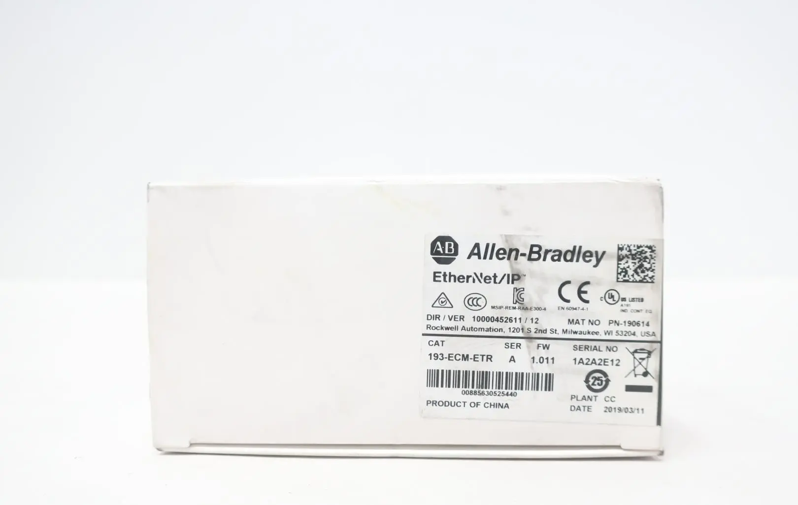 Produktfoto 1 von ALLEN BRADLEY 193-ECM-ETR